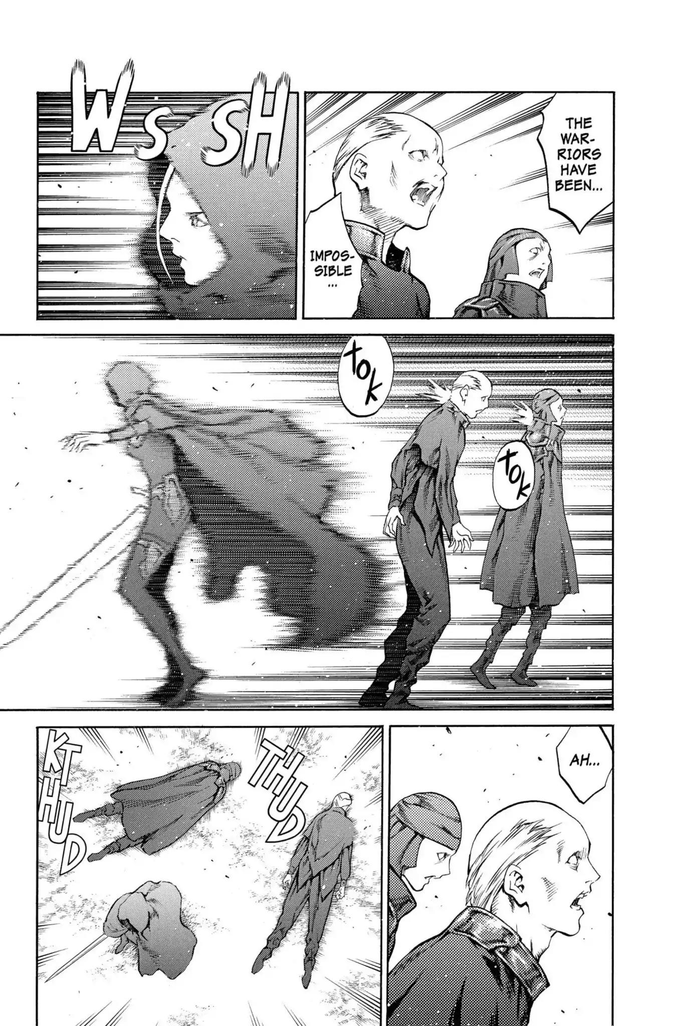 Claymore Chapter 83 page 18 - Chapter 83: Vol.15 Scene 83: The Lamentation of the Earth, Part 1