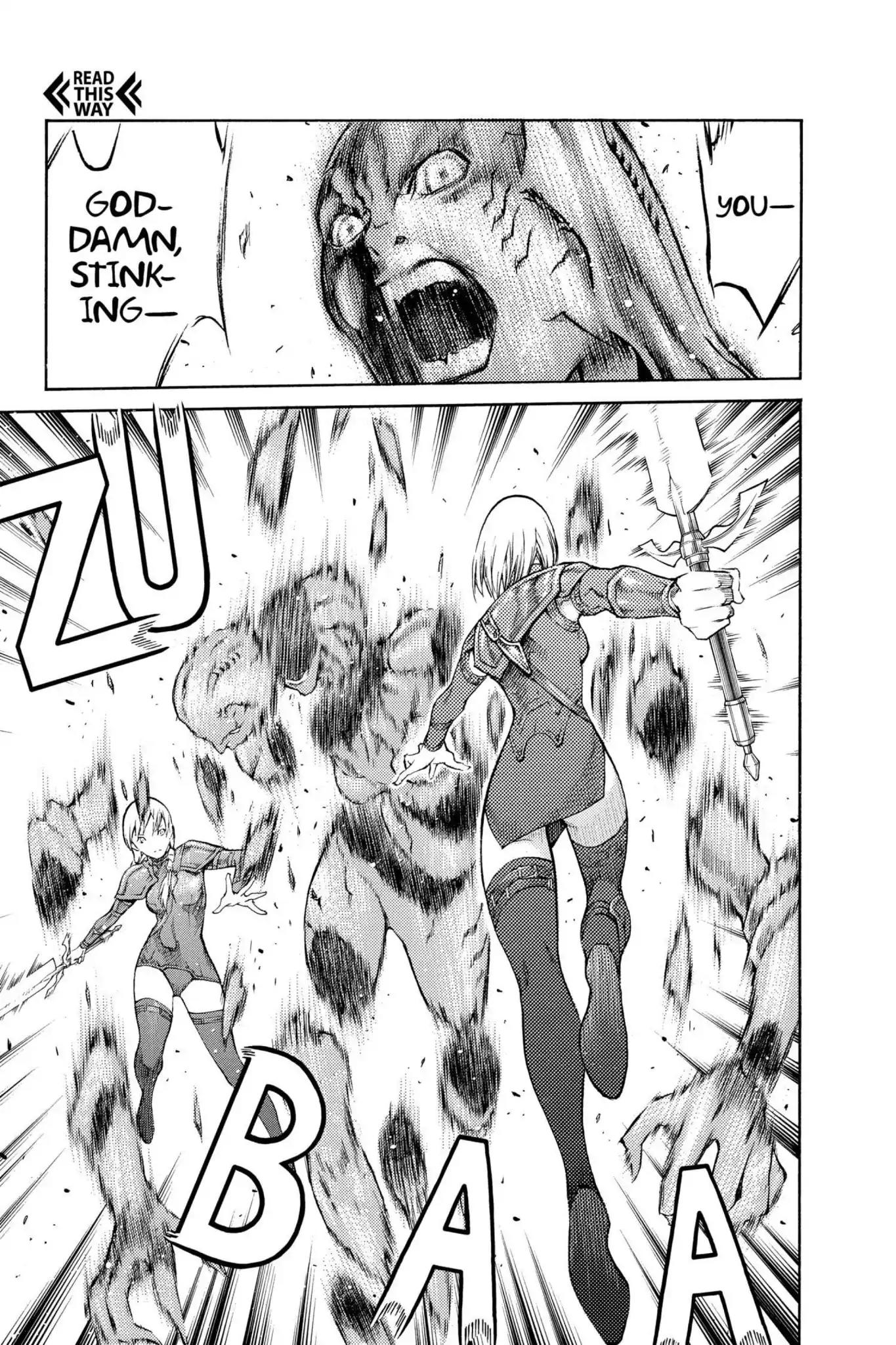 Claymore Chapter 83 page 26 - Chapter 83: Vol.15 Scene 83: The Lamentation of the Earth, Part 1