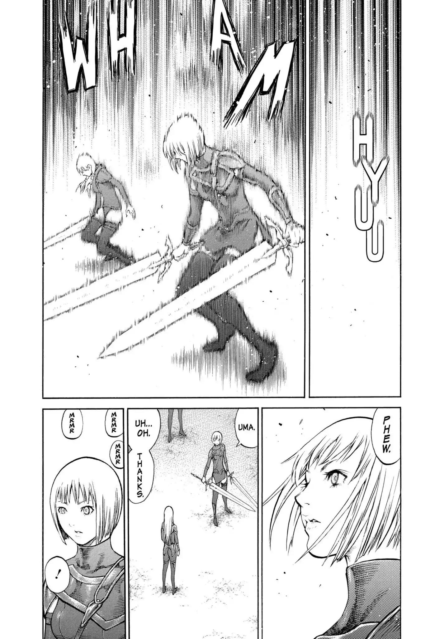Claymore Chapter 83 page 27 - Chapter 83: Vol.15 Scene 83: The Lamentation of the Earth, Part 1