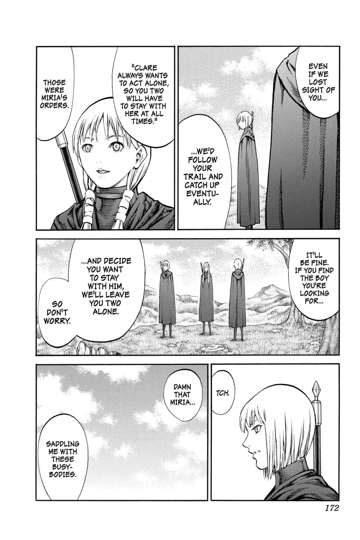 Claymore Chapter 83 page 5 - Chapter 83: Vol.15 Scene 83: The Lamentation of the Earth, Part 1