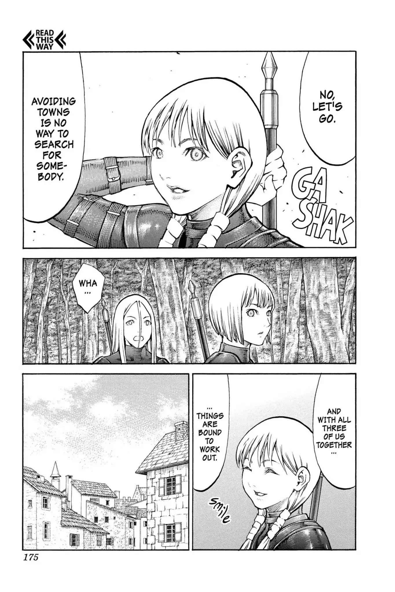 Claymore Chapter 83 page 8 - Chapter 83: Vol.15 Scene 83: The Lamentation of the Earth, Part 1