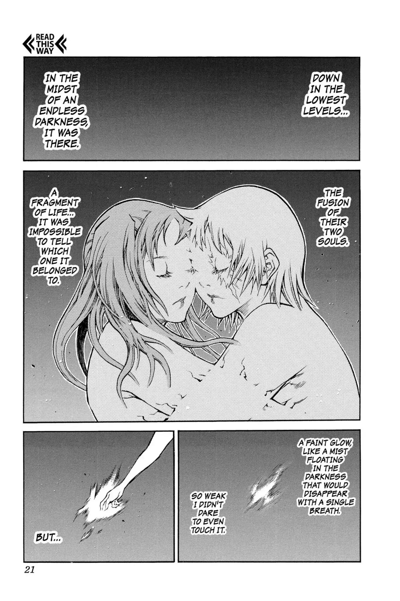 Claymore Chapter 84 page 21 - Chapter 84: Vol.16 Scene 84: The Lamentation of the Earth, Part 2