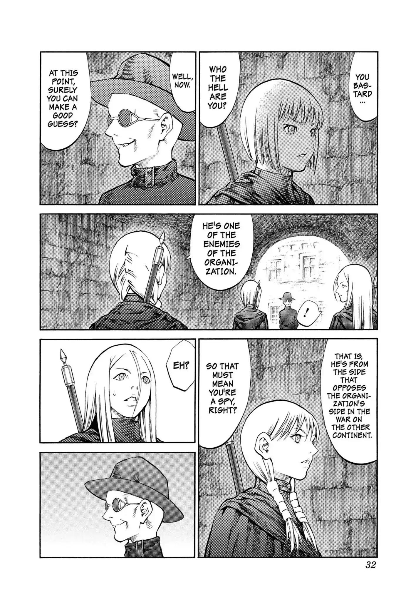 Claymore Chapter 84 page 31 - Chapter 84: Vol.16 Scene 84: The Lamentation of the Earth, Part 2
