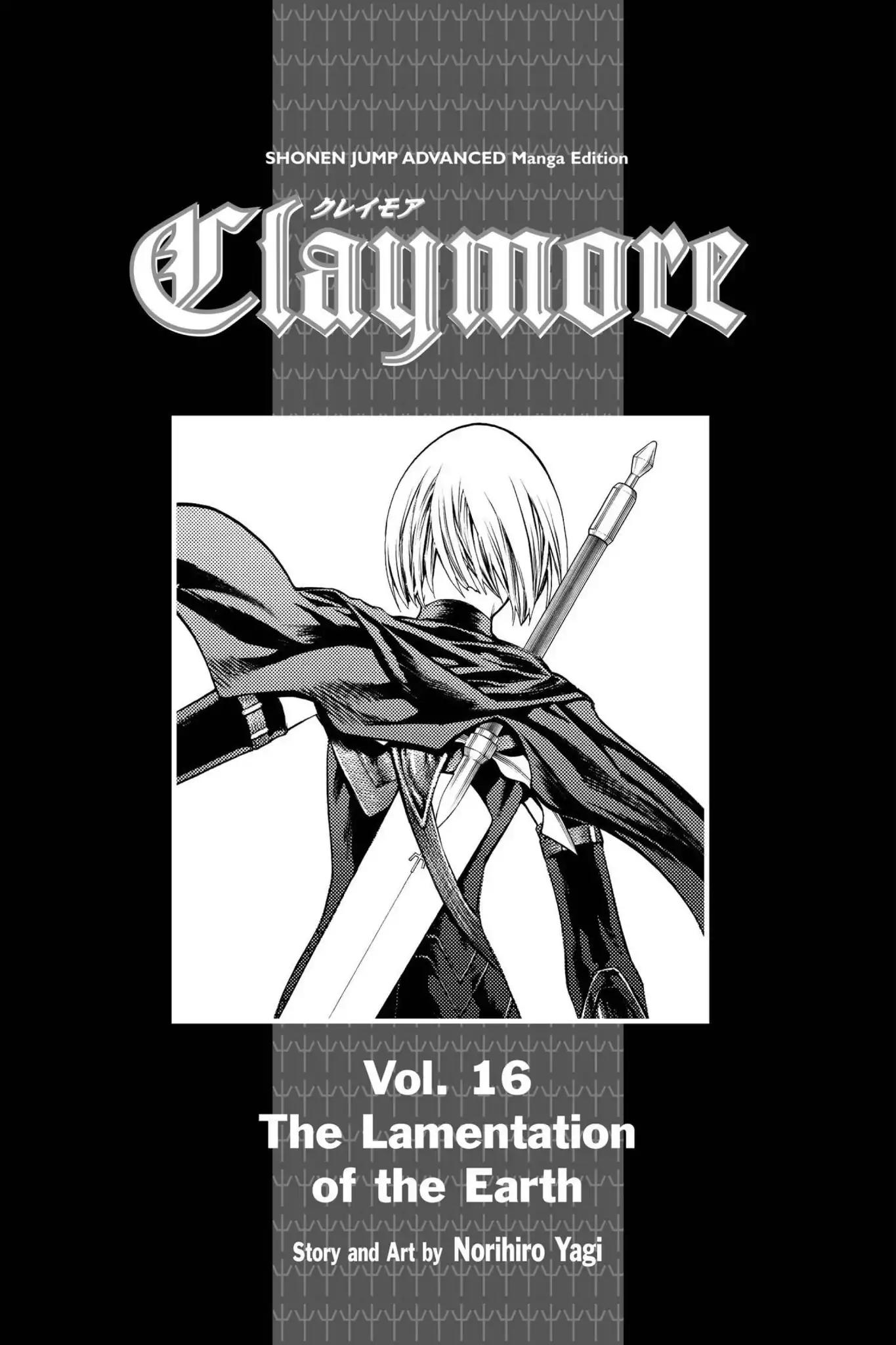 Claymore Chapter 84 page 4 - Chapter 84: Vol.16 Scene 84: The Lamentation of the Earth, Part 2
