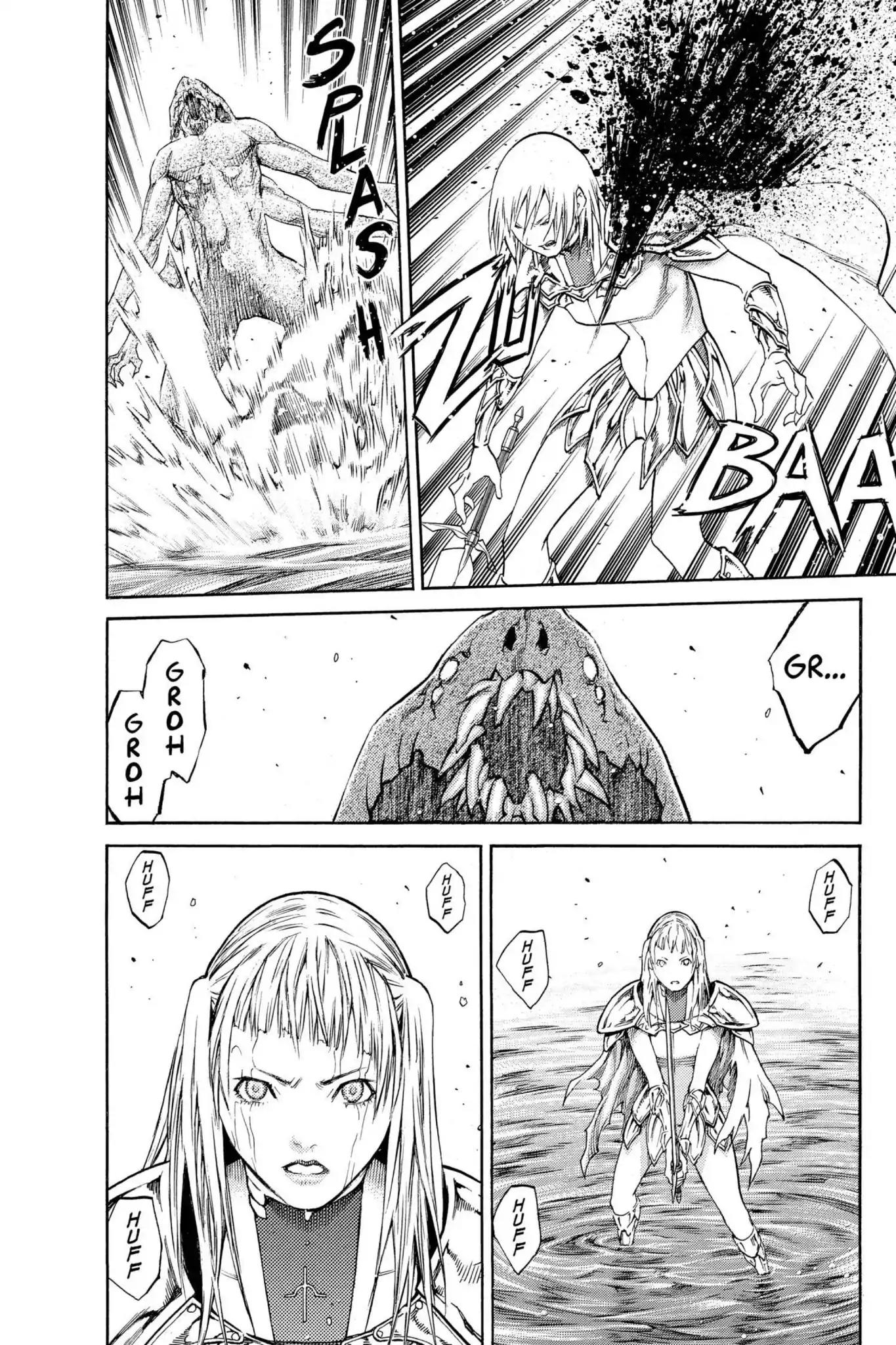 Claymore Chapter 85 page 10 - Chapter 85: Vol.16 Scene 85: The Lamentation of the Earth, Part 3