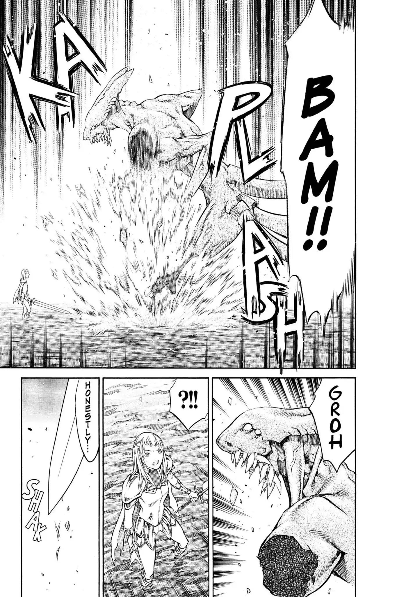Claymore Chapter 85 page 15 - Chapter 85: Vol.16 Scene 85: The Lamentation of the Earth, Part 3