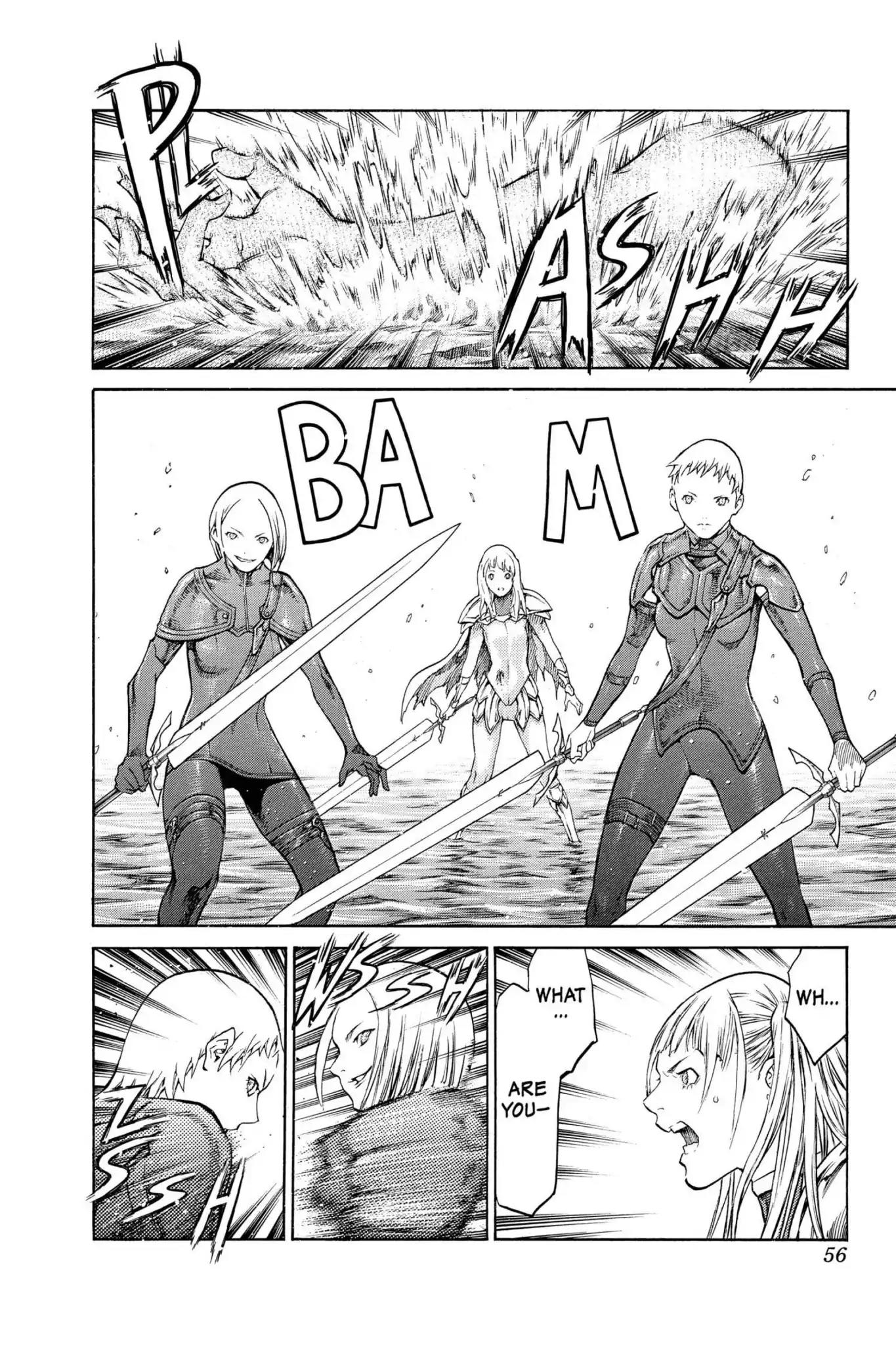 Claymore Chapter 85 page 18 - Chapter 85: Vol.16 Scene 85: The Lamentation of the Earth, Part 3