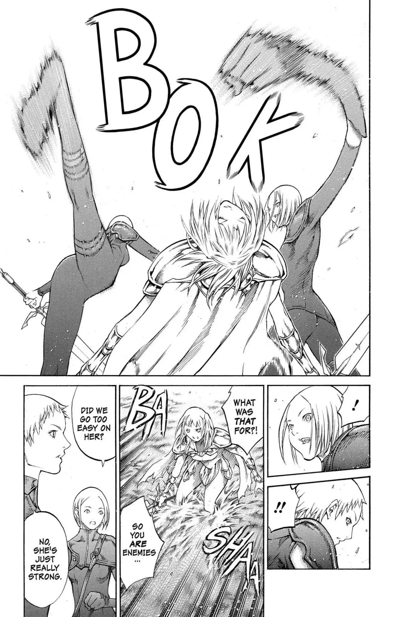 Claymore Chapter 85 page 19 - Chapter 85: Vol.16 Scene 85: The Lamentation of the Earth, Part 3