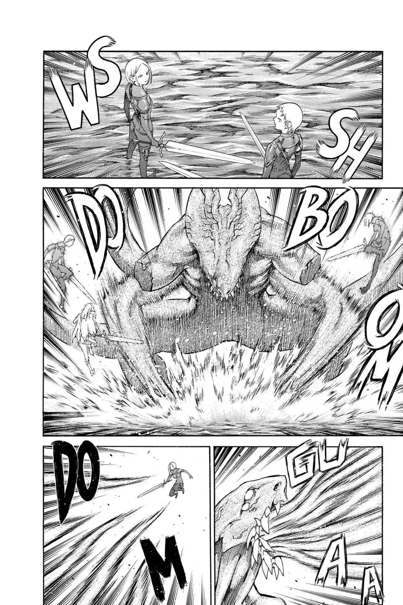 Claymore Chapter 85 page 20 - Chapter 85: Vol.16 Scene 85: The Lamentation of the Earth, Part 3