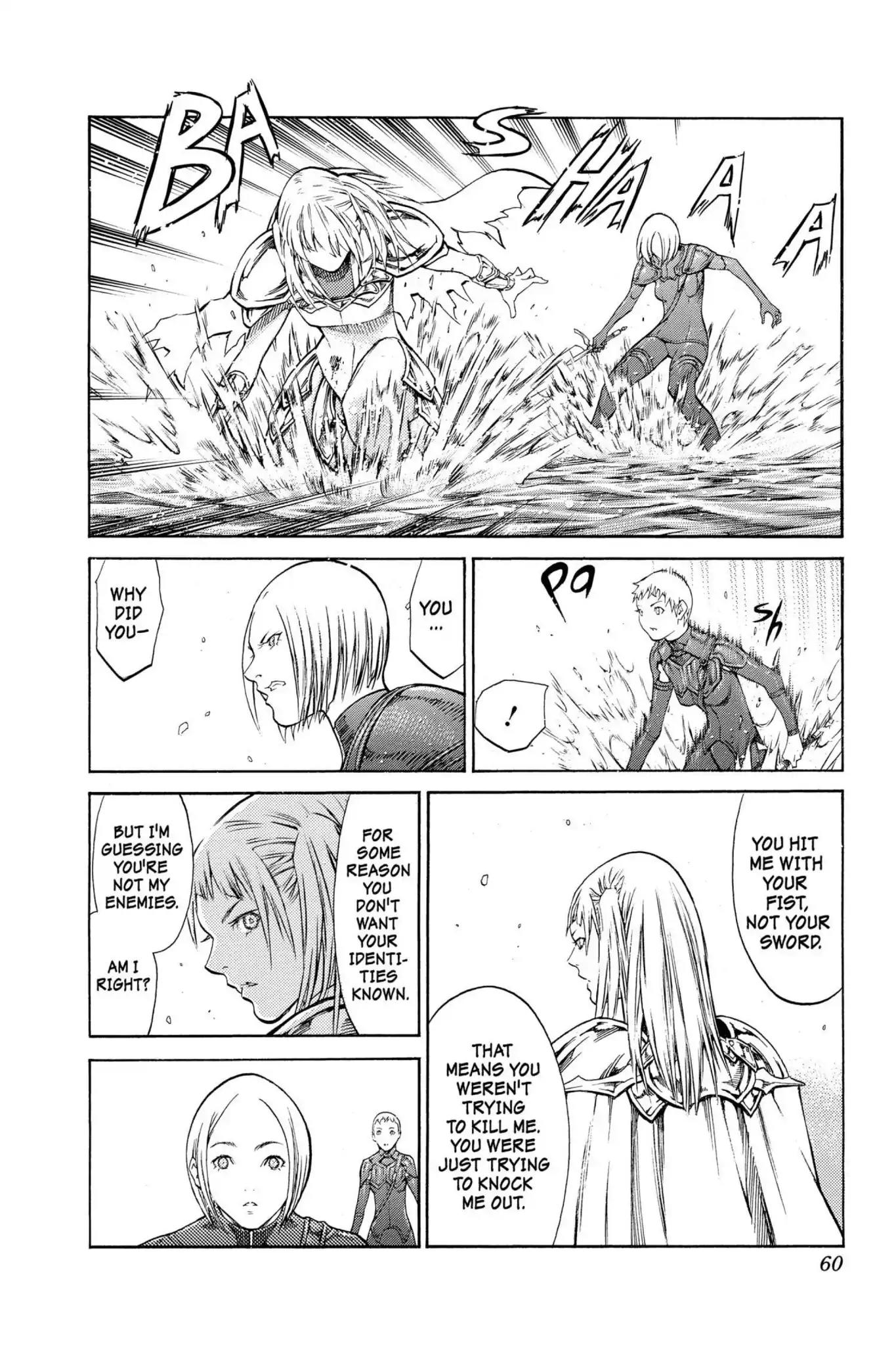 Claymore Chapter 85 page 22 - Chapter 85: Vol.16 Scene 85: The Lamentation of the Earth, Part 3