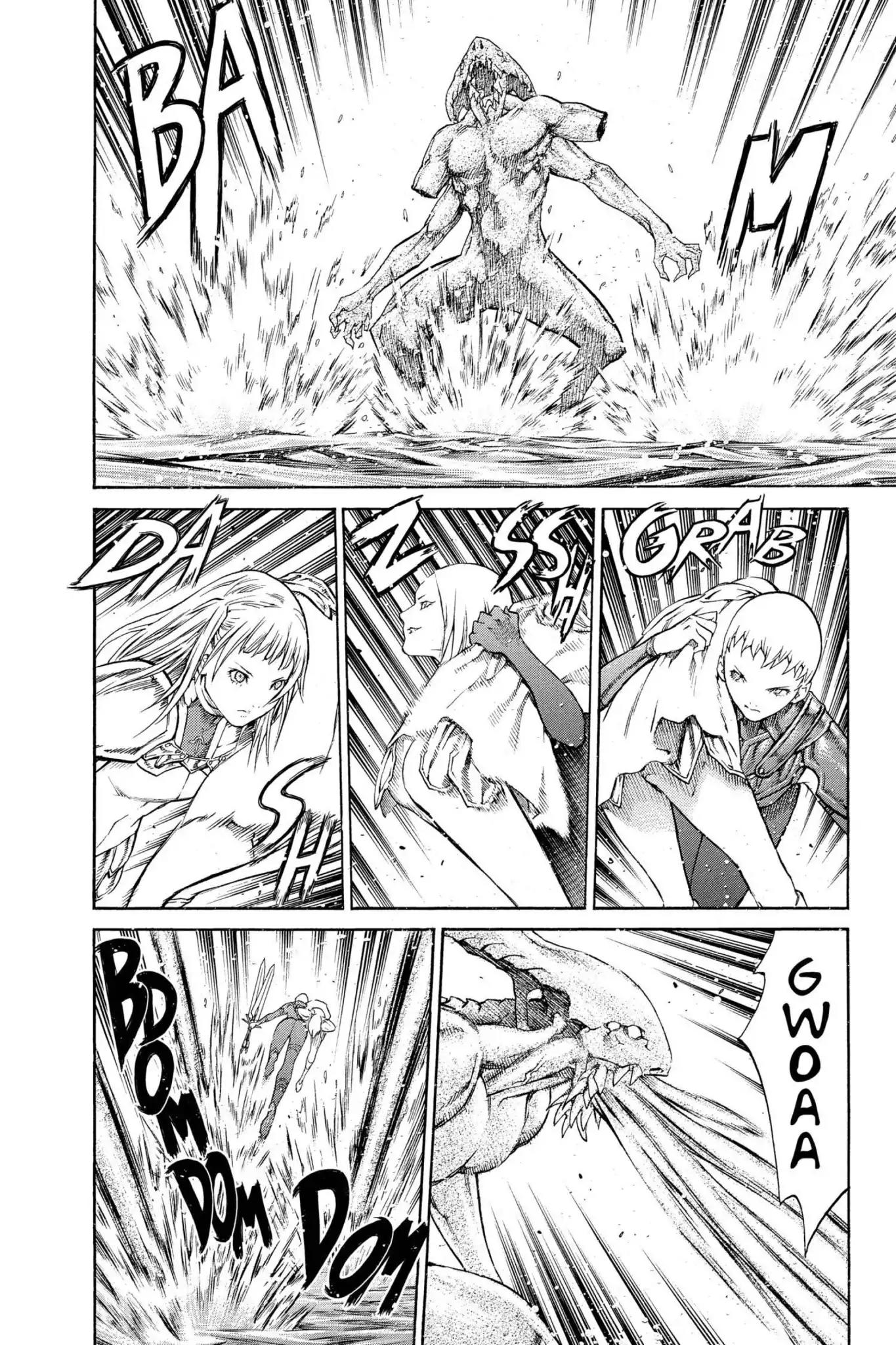 Claymore Chapter 85 page 24 - Chapter 85: Vol.16 Scene 85: The Lamentation of the Earth, Part 3