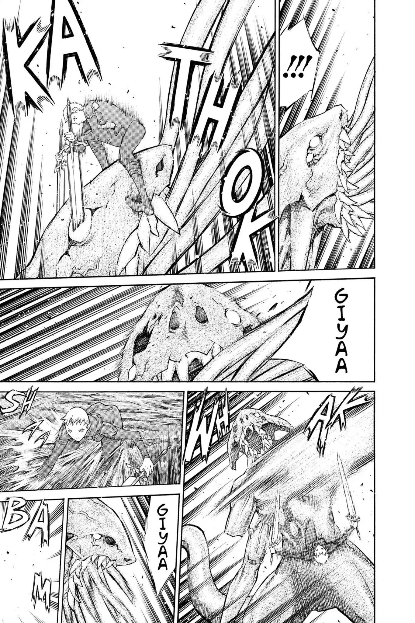 Claymore Chapter 85 page 27 - Chapter 85: Vol.16 Scene 85: The Lamentation of the Earth, Part 3