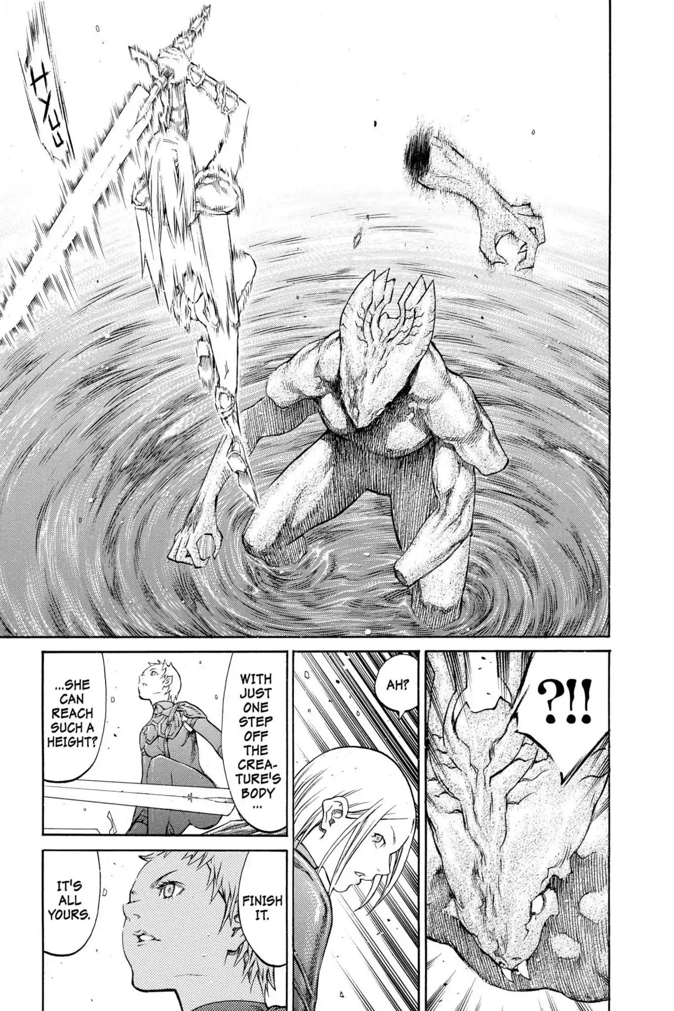 Claymore Chapter 85 page 29 - Chapter 85: Vol.16 Scene 85: The Lamentation of the Earth, Part 3