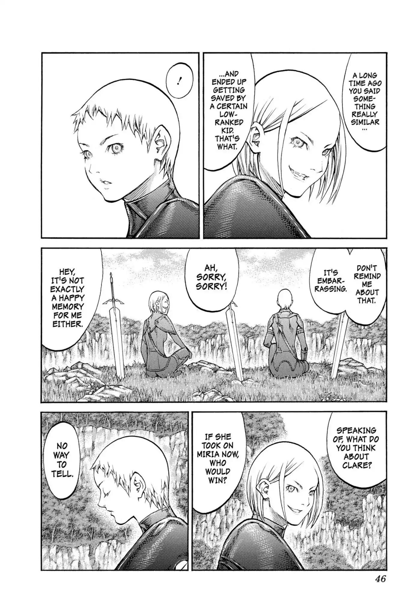Claymore Chapter 85 page 8 - Chapter 85: Vol.16 Scene 85: The Lamentation of the Earth, Part 3