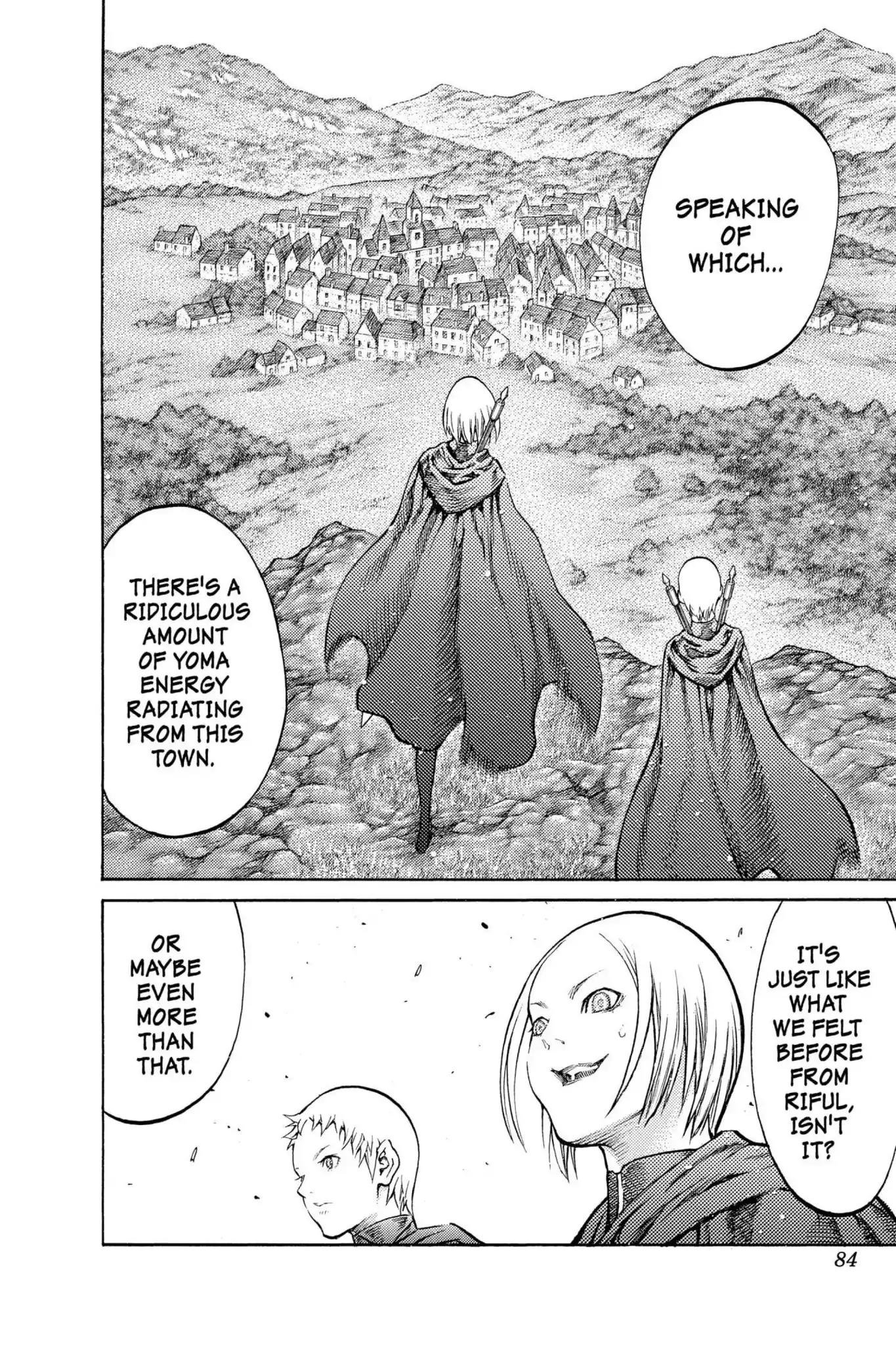 Claymore Chapter 86 page 14 - Chapter 86: Vol.16 Scene 86: The Lamentation of the Earth, Part 4