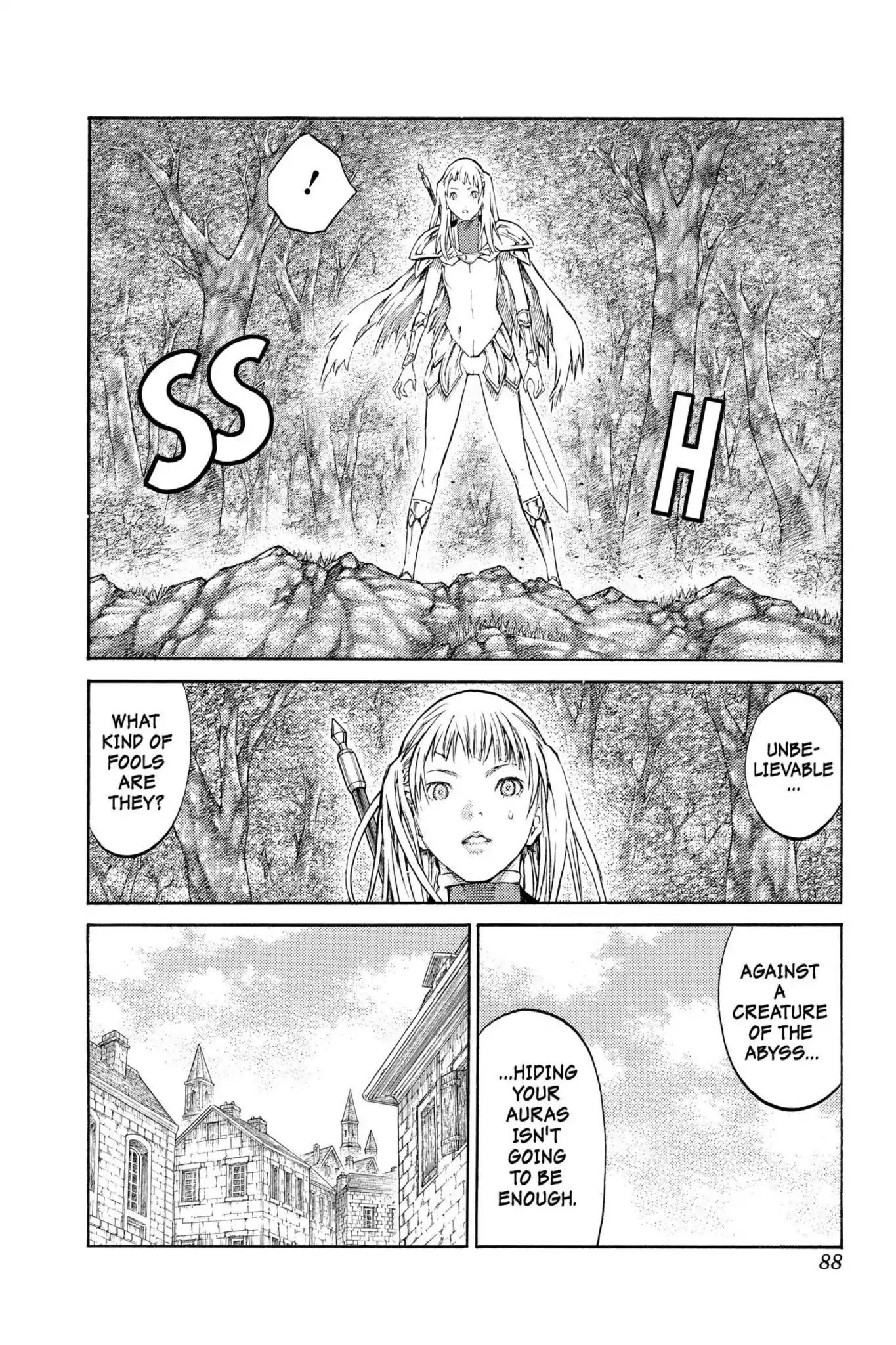 Claymore Chapter 86 page 18 - Chapter 86: Vol.16 Scene 86: The Lamentation of the Earth, Part 4