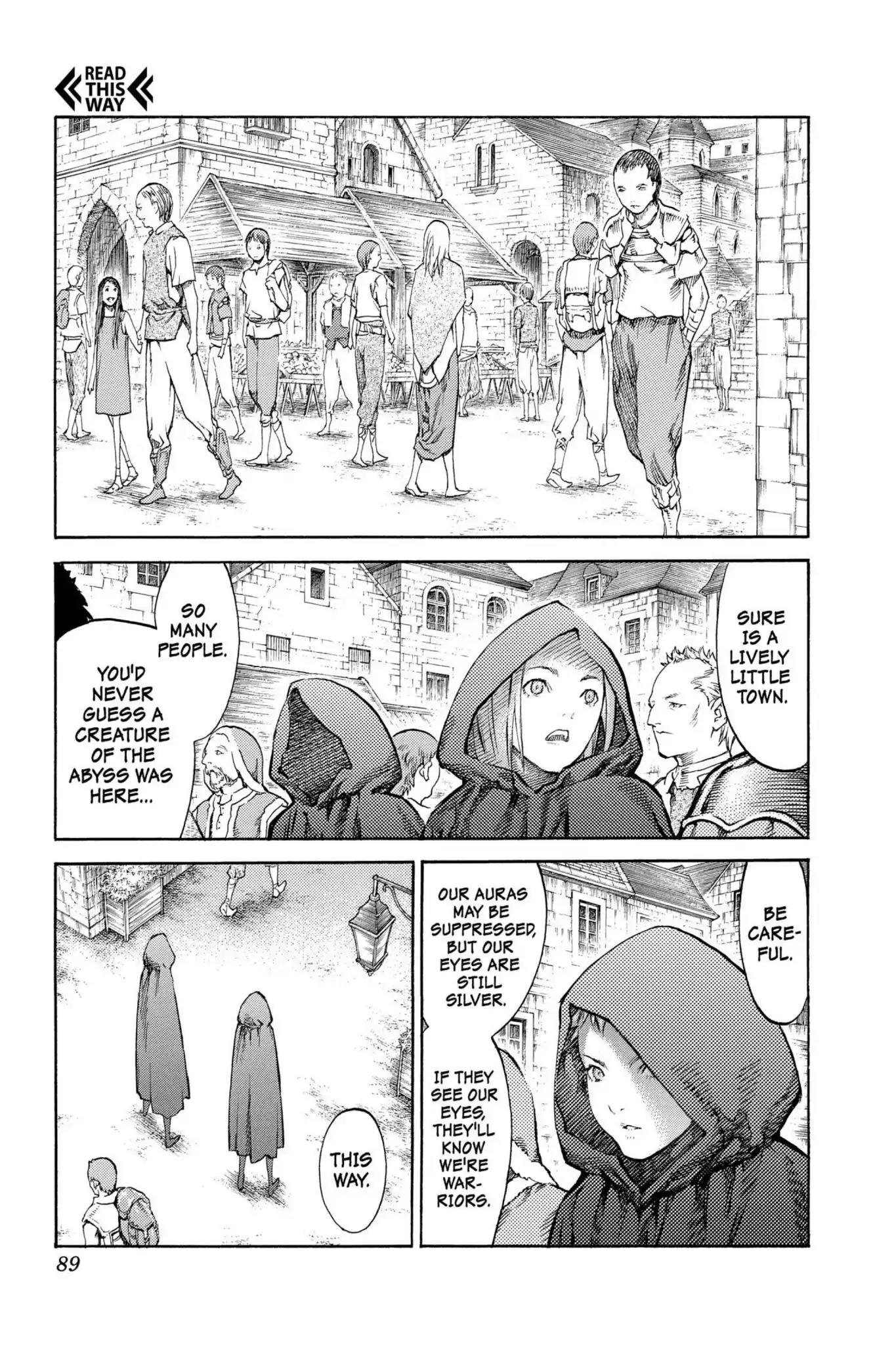 Claymore Chapter 86 page 19 - Chapter 86: Vol.16 Scene 86: The Lamentation of the Earth, Part 4