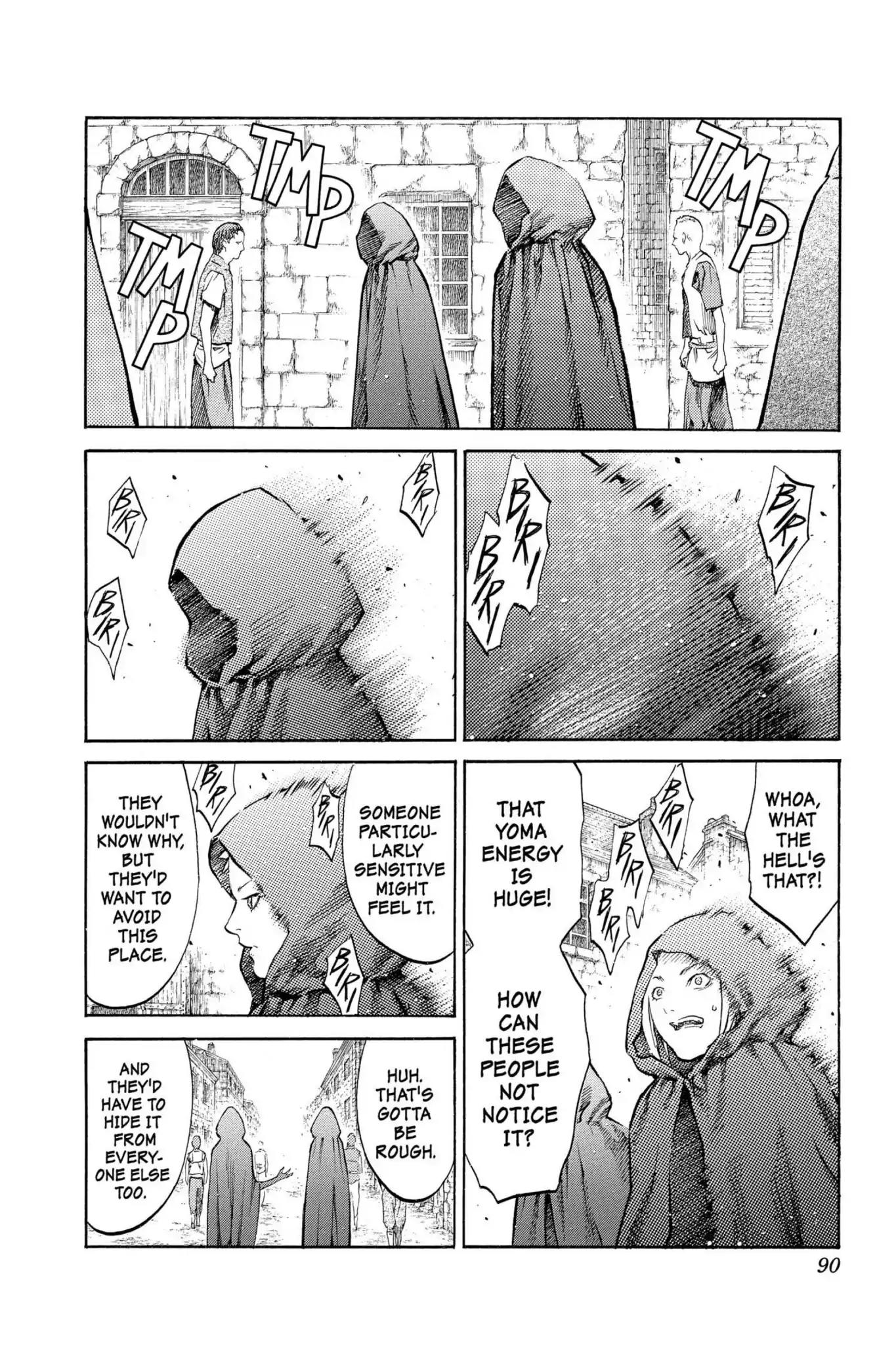 Claymore Chapter 86 page 20 - Chapter 86: Vol.16 Scene 86: The Lamentation of the Earth, Part 4