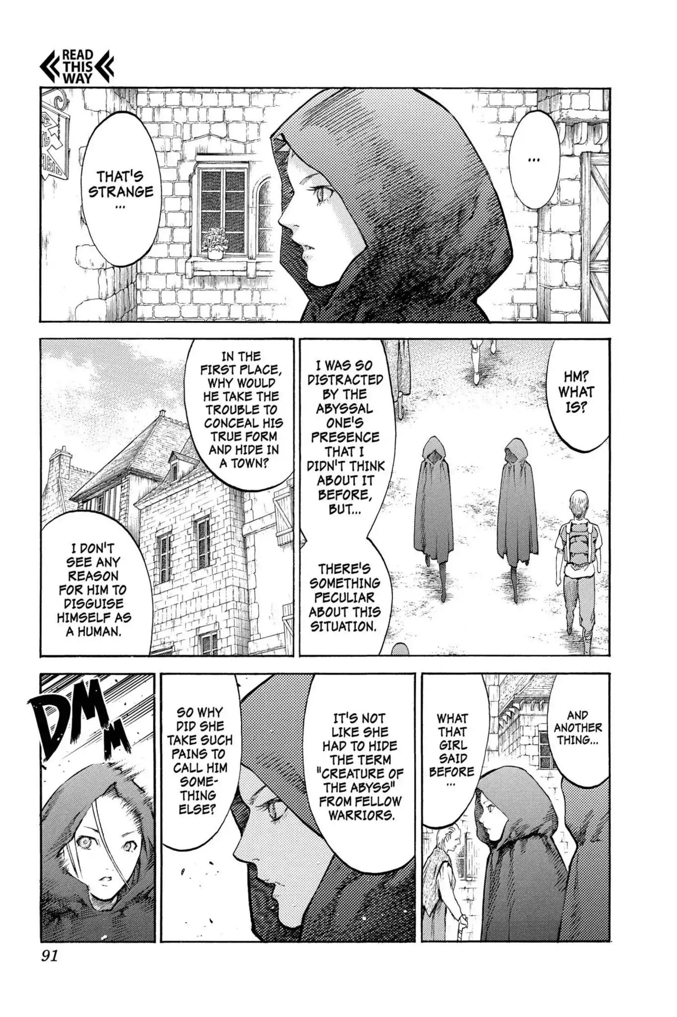 Claymore Chapter 86 page 21 - Chapter 86: Vol.16 Scene 86: The Lamentation of the Earth, Part 4