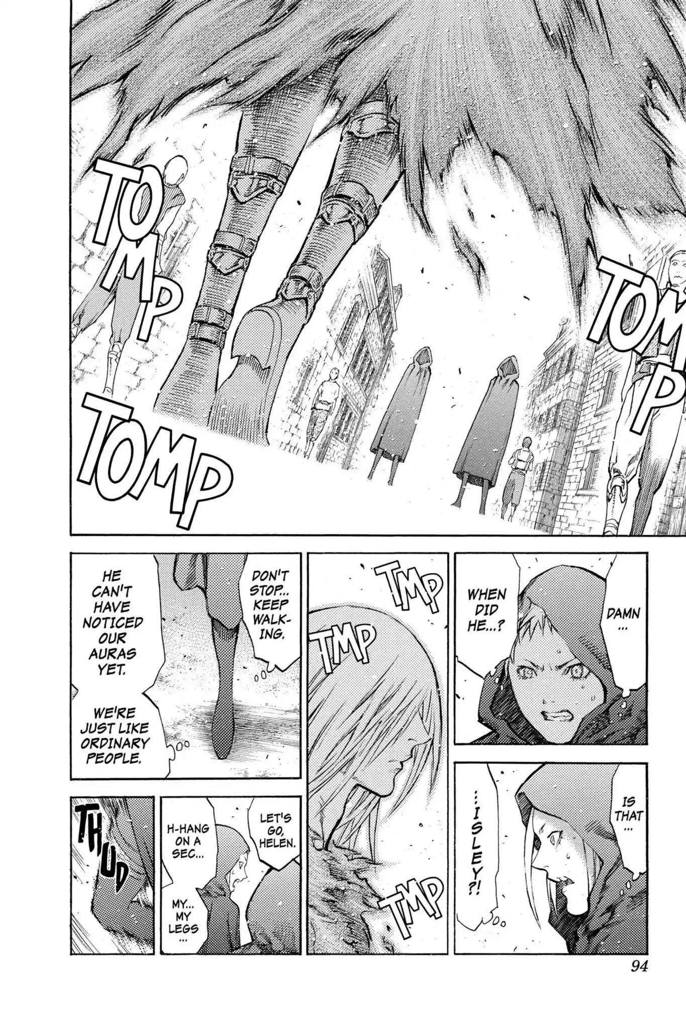 Claymore Chapter 86 page 23 - Chapter 86: Vol.16 Scene 86: The Lamentation of the Earth, Part 4