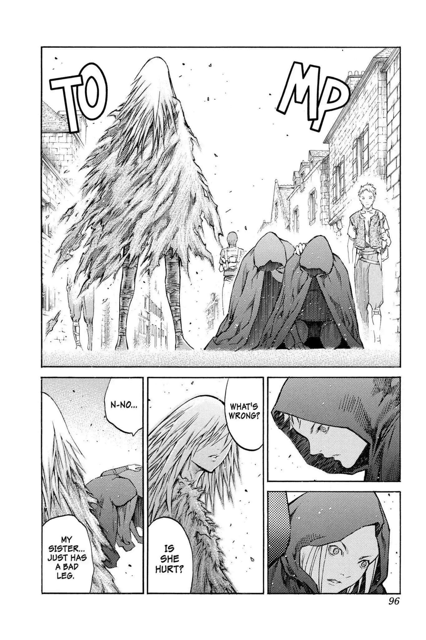 Claymore Chapter 86 page 25 - Chapter 86: Vol.16 Scene 86: The Lamentation of the Earth, Part 4