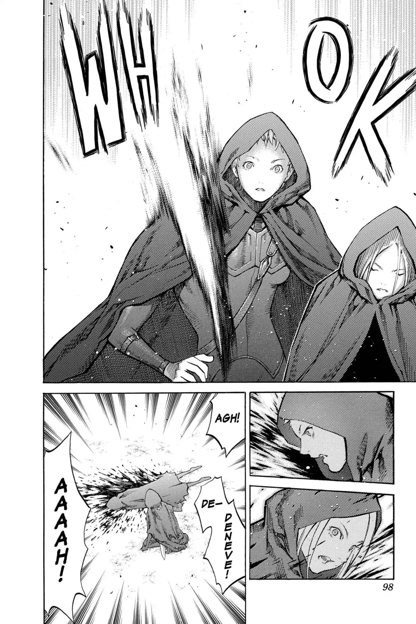 Claymore Chapter 86 page 27 - Chapter 86: Vol.16 Scene 86: The Lamentation of the Earth, Part 4