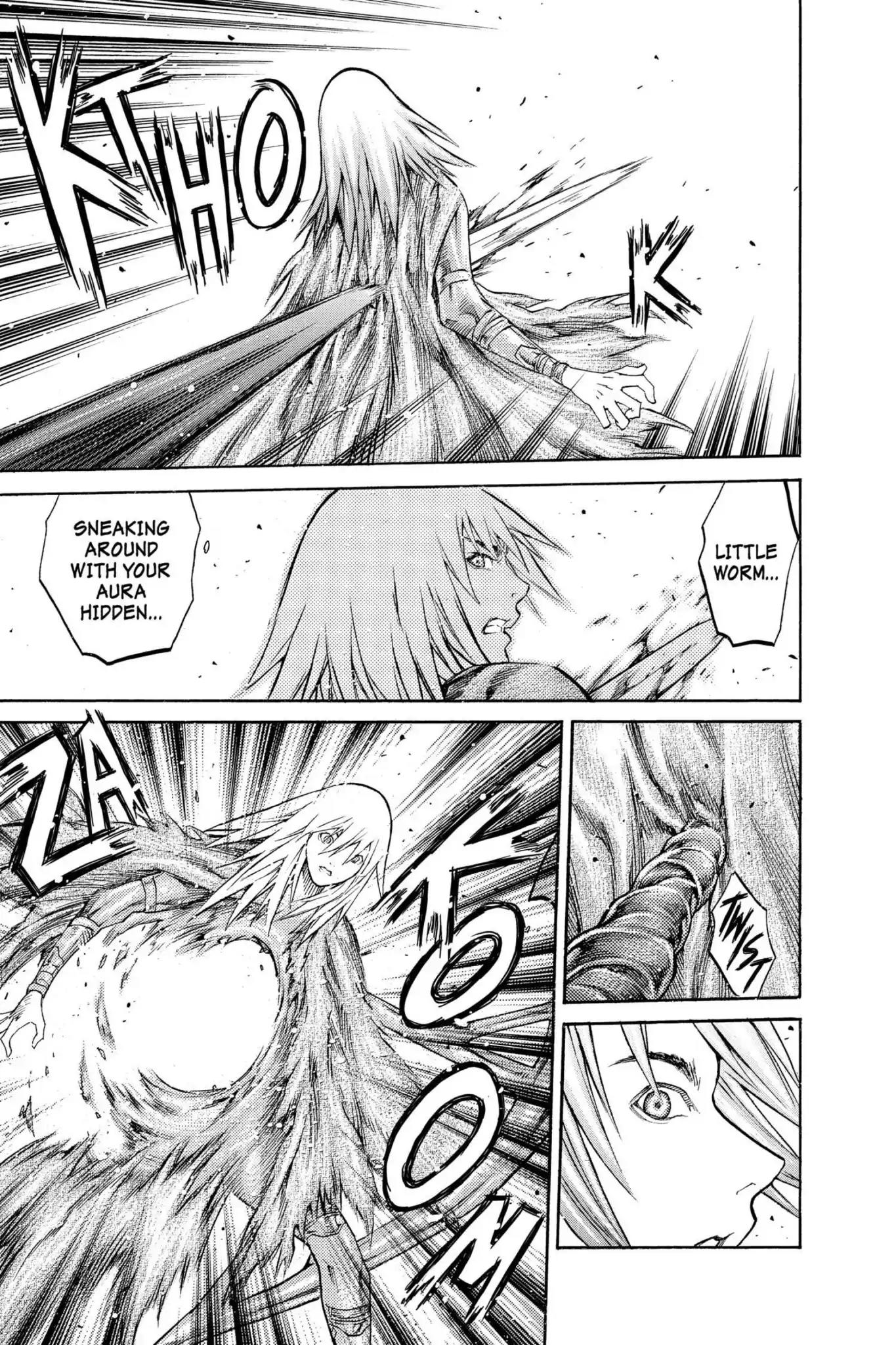 Claymore Chapter 87 page 10 - Chapter 87: Vol.16 Scene 87: The Lamentation of the Earth, Part 5