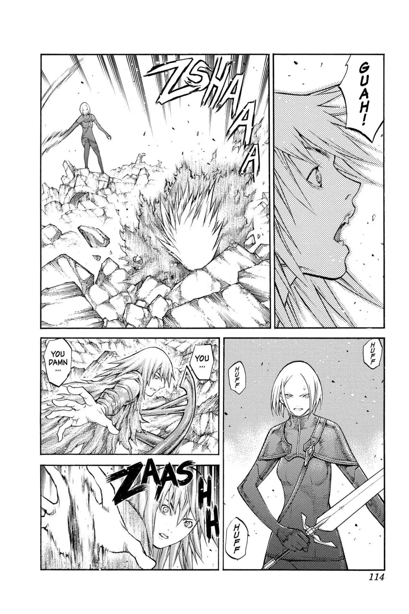 Claymore Chapter 87 page 11 - Chapter 87: Vol.16 Scene 87: The Lamentation of the Earth, Part 5