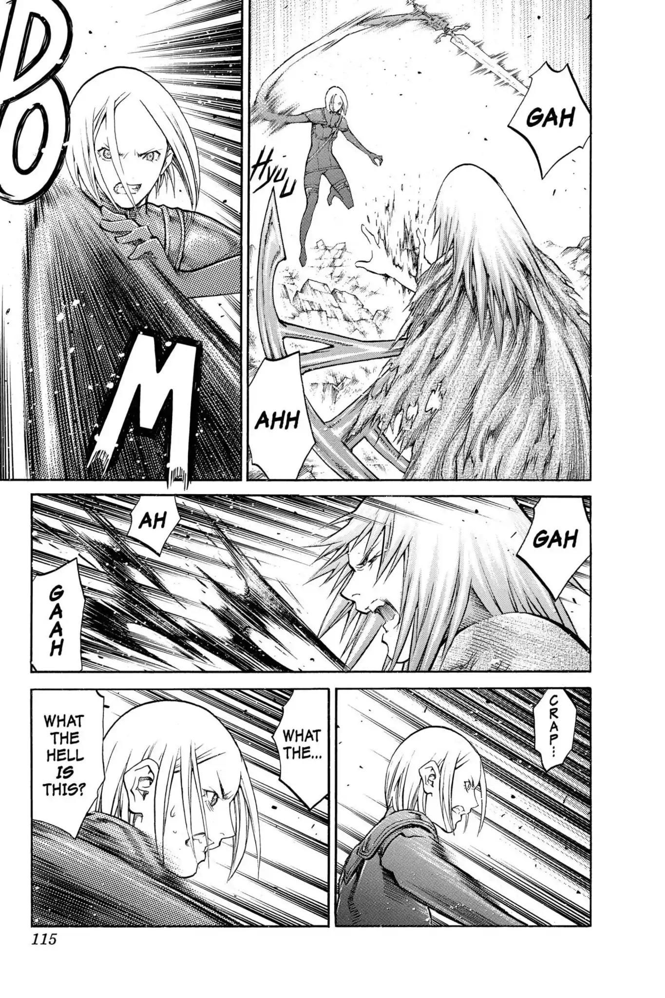 Claymore Chapter 87 page 12 - Chapter 87: Vol.16 Scene 87: The Lamentation of the Earth, Part 5