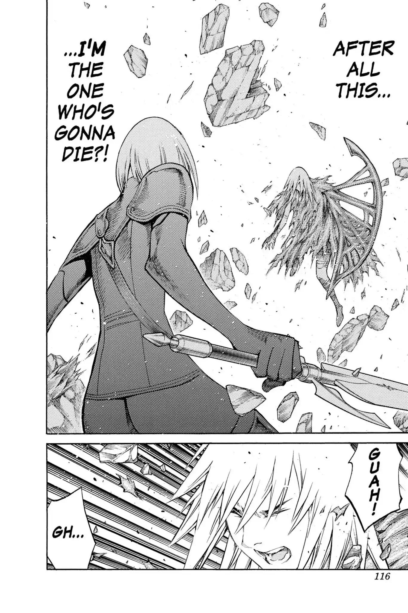 Claymore Chapter 87 page 13 - Chapter 87: Vol.16 Scene 87: The Lamentation of the Earth, Part 5