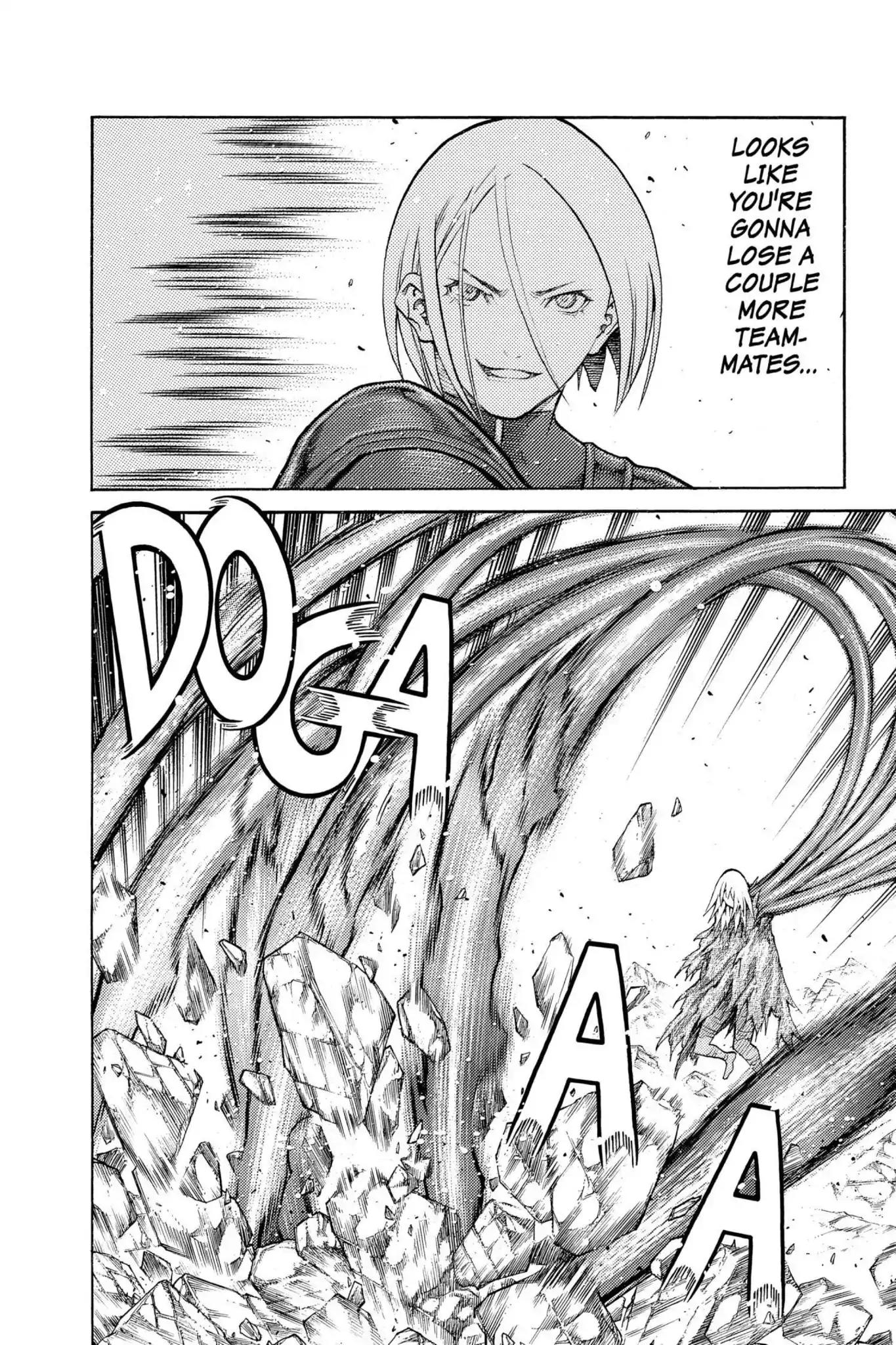 Claymore Chapter 87 page 15 - Chapter 87: Vol.16 Scene 87: The Lamentation of the Earth, Part 5