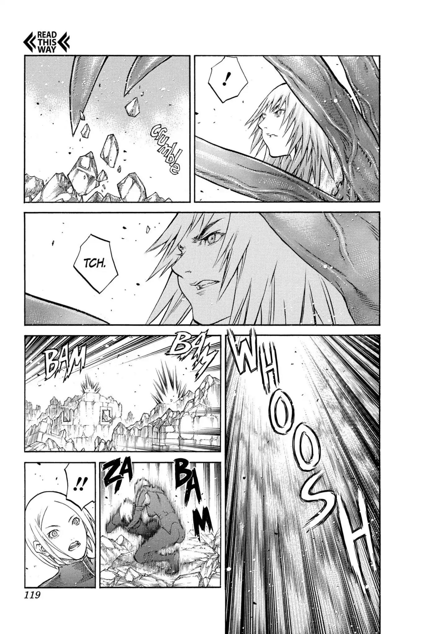 Claymore Chapter 87 page 16 - Chapter 87: Vol.16 Scene 87: The Lamentation of the Earth, Part 5