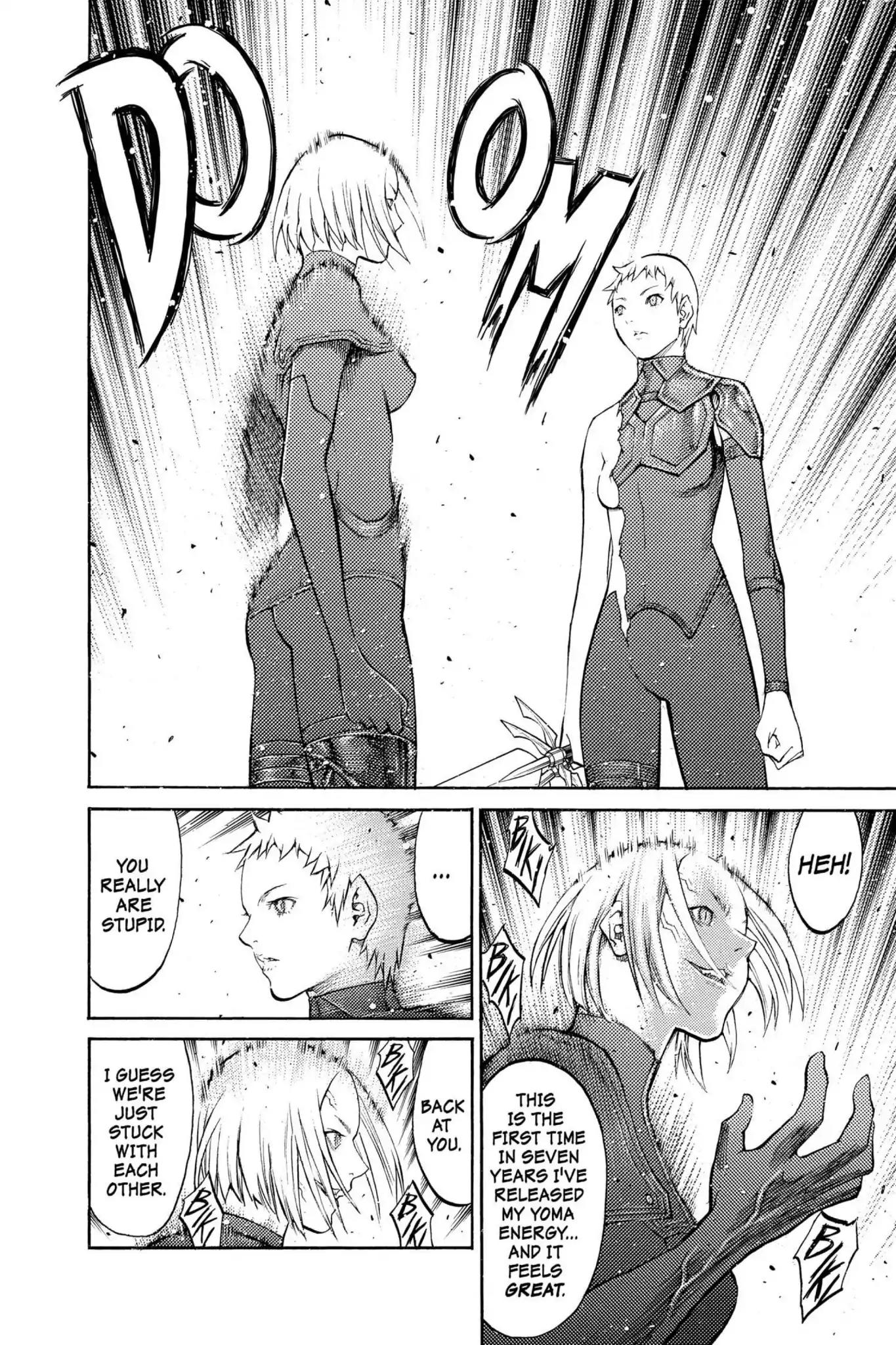 Claymore Chapter 87 page 19 - Chapter 87: Vol.16 Scene 87: The Lamentation of the Earth, Part 5