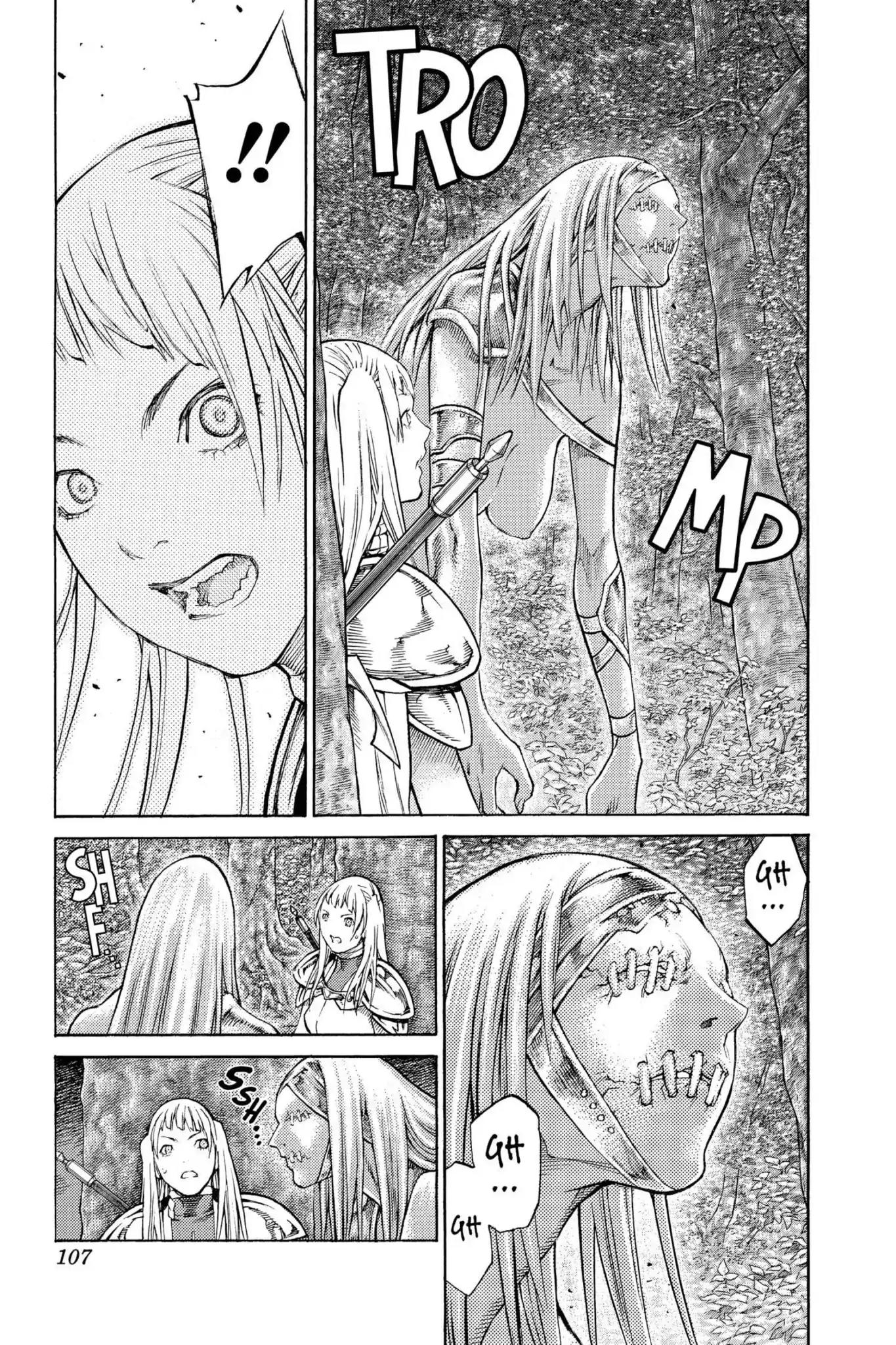 Claymore Chapter 87 page 4 - Chapter 87: Vol.16 Scene 87: The Lamentation of the Earth, Part 5