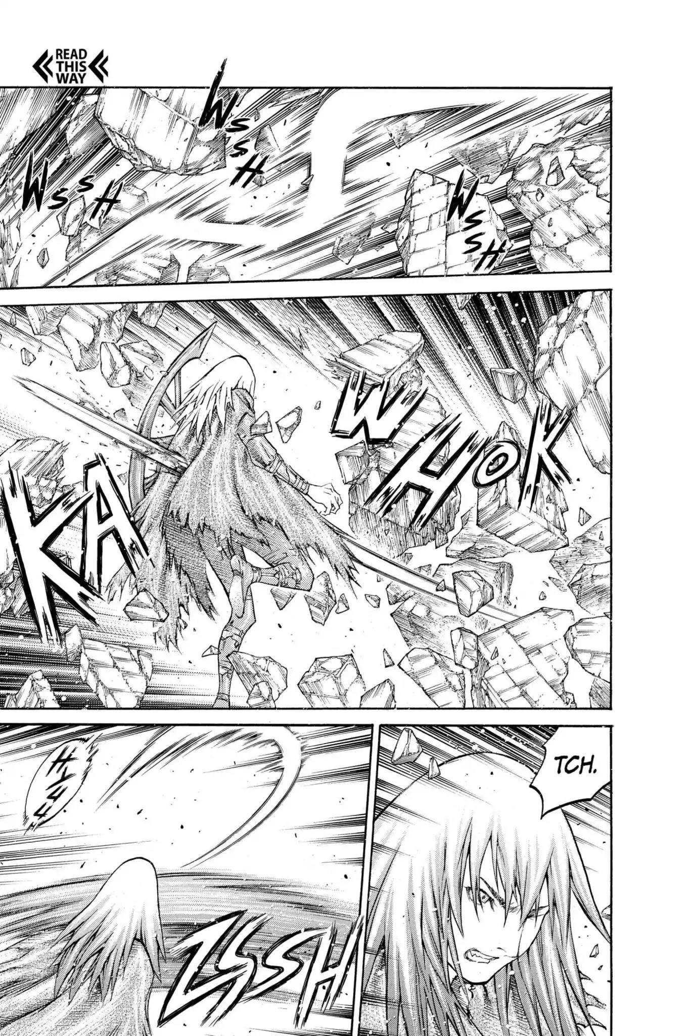 Claymore Chapter 87 page 8 - Chapter 87: Vol.16 Scene 87: The Lamentation of the Earth, Part 5