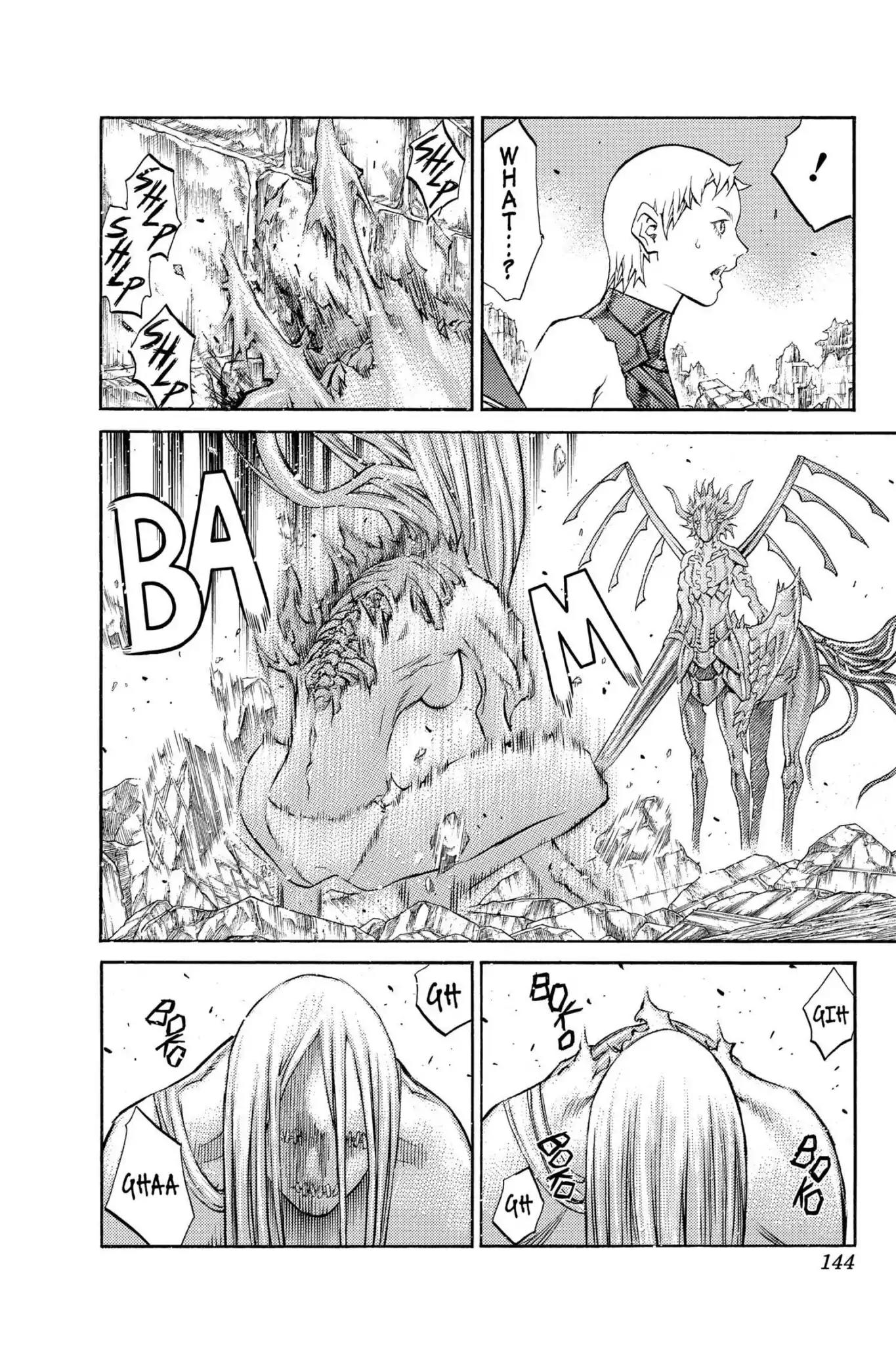 Claymore Chapter 88 page 16 - Chapter 88: Vol.16 Scene 88: The Lamentation of the Earth, Part 6