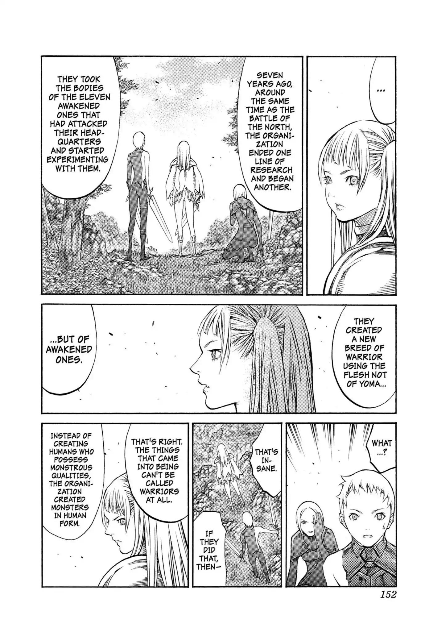 Claymore Chapter 88 page 24 - Chapter 88: Vol.16 Scene 88: The Lamentation of the Earth, Part 6