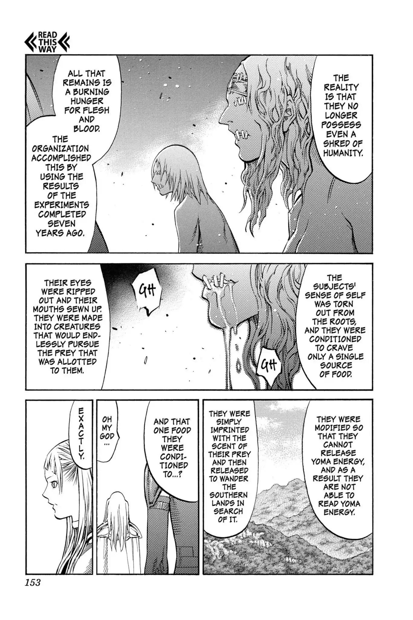 Claymore Chapter 88 page 25 - Chapter 88: Vol.16 Scene 88: The Lamentation of the Earth, Part 6