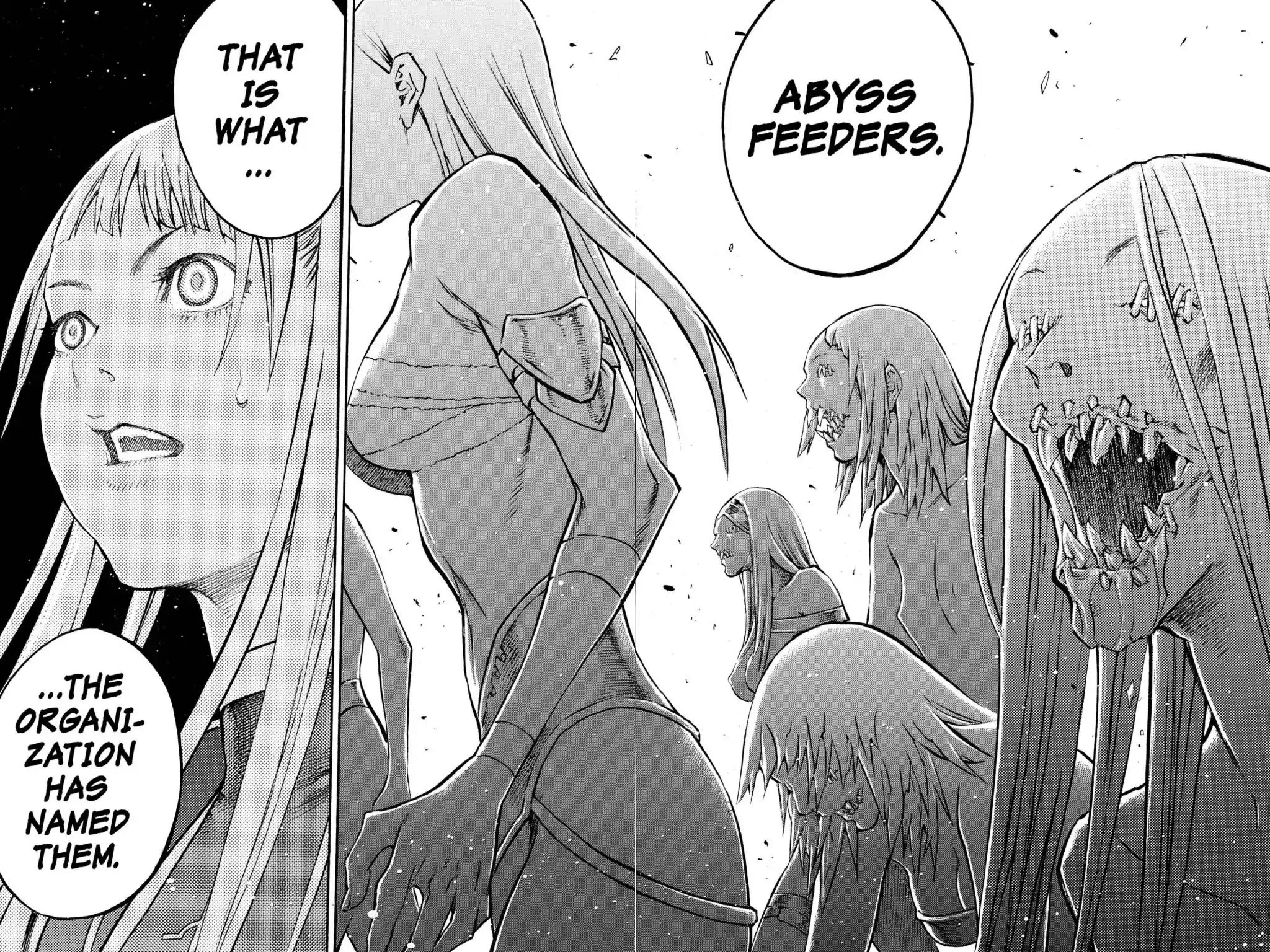 Claymore Chapter 88 page 28 - Chapter 88: Vol.16 Scene 88: The Lamentation of the Earth, Part 6