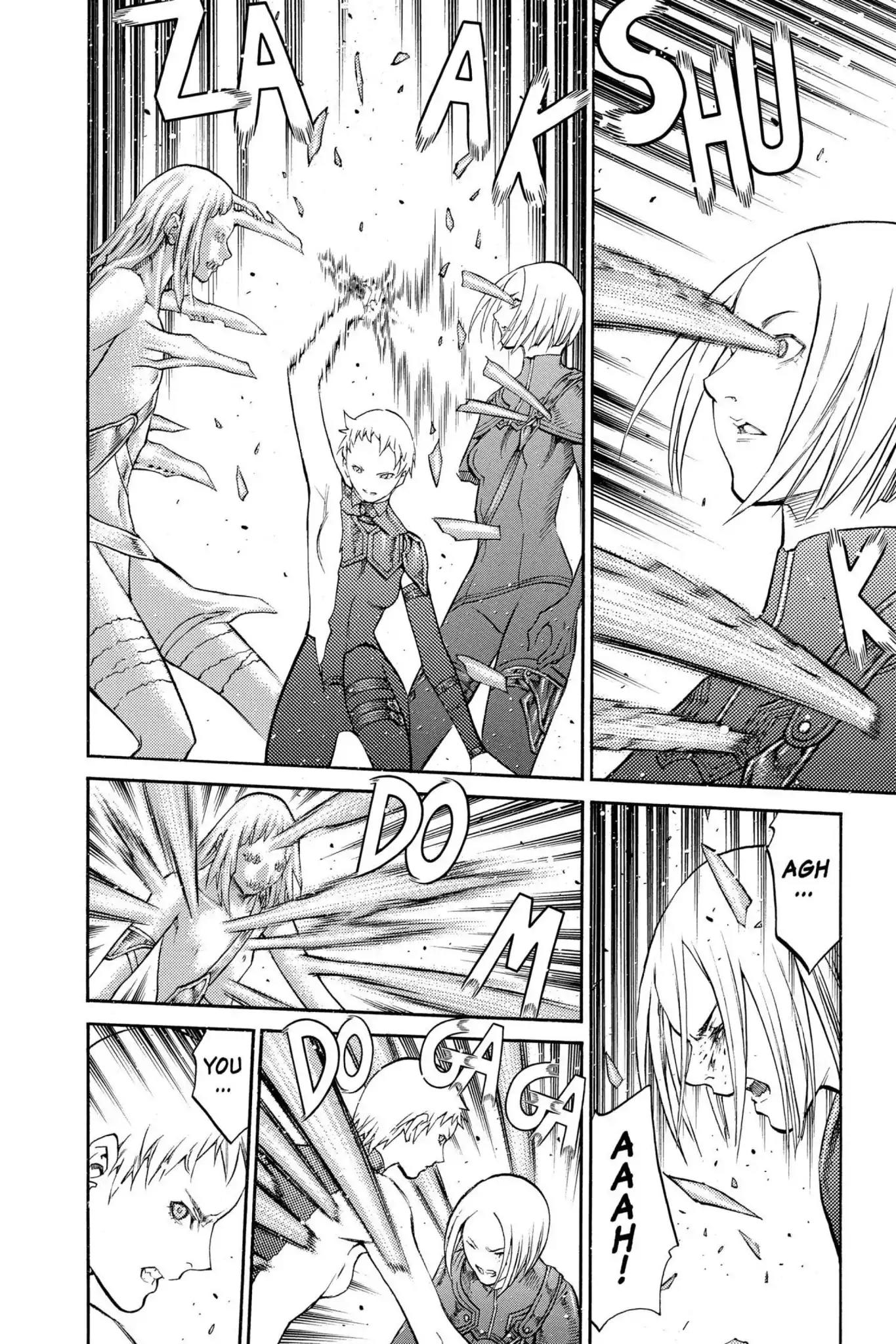 Claymore Chapter 88 page 5 - Chapter 88: Vol.16 Scene 88: The Lamentation of the Earth, Part 6