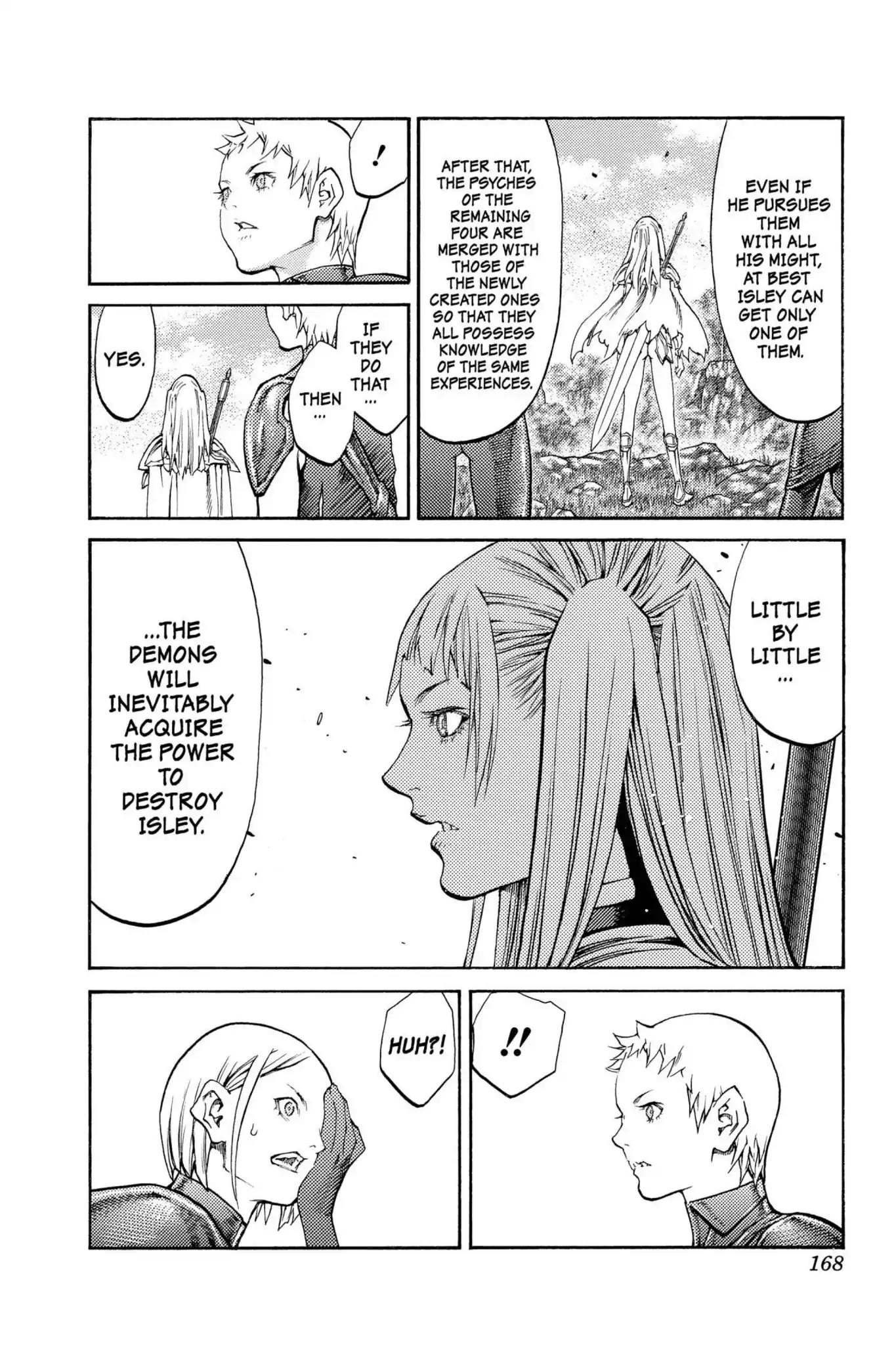 Claymore Chapter 89 page 10 - Chapter 89: Vol.16 Scene 89: The Lamentation of the Earth, Part 7