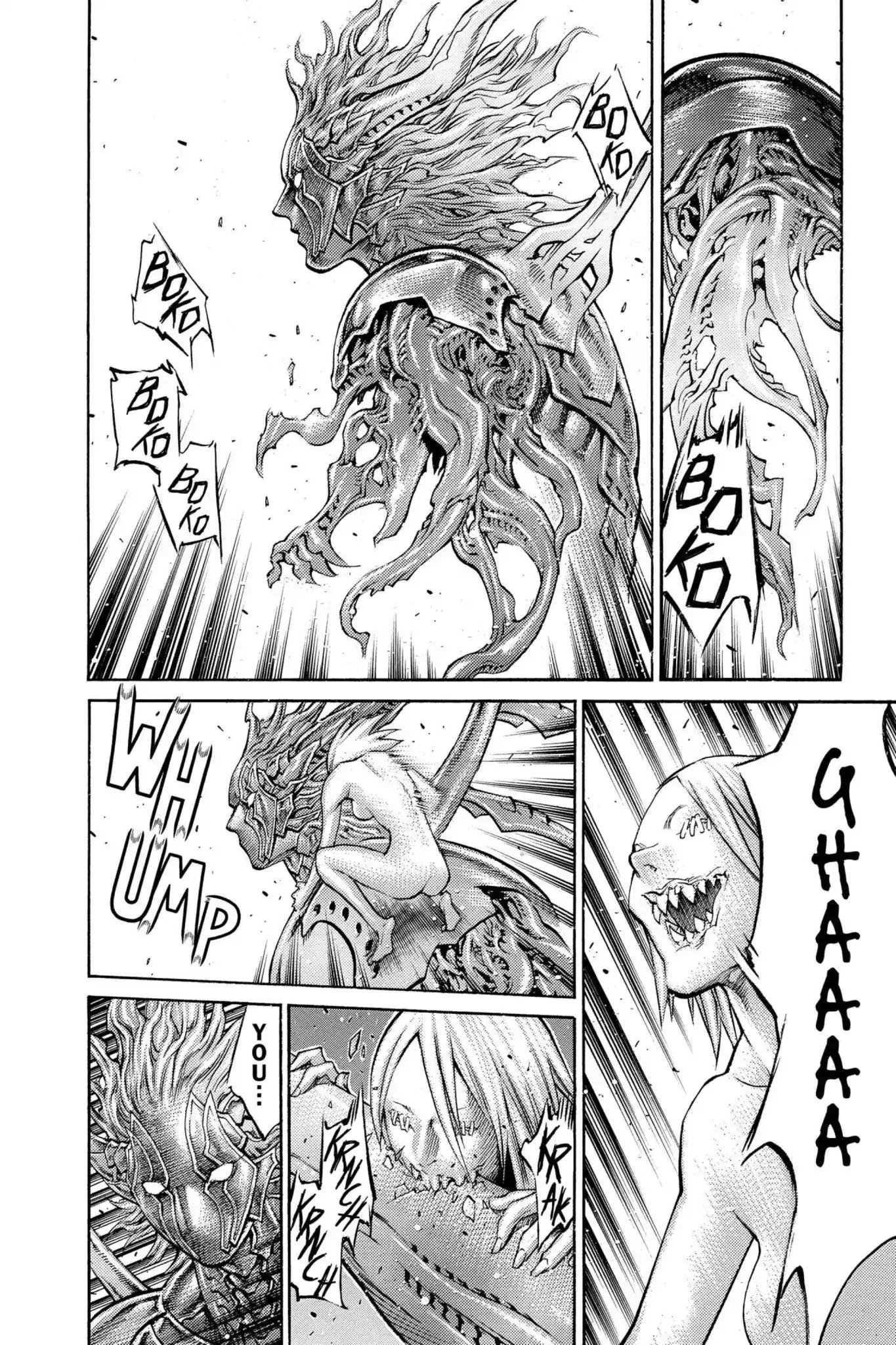 Claymore Chapter 89 page 2 - Chapter 89: Vol.16 Scene 89: The Lamentation of the Earth, Part 7