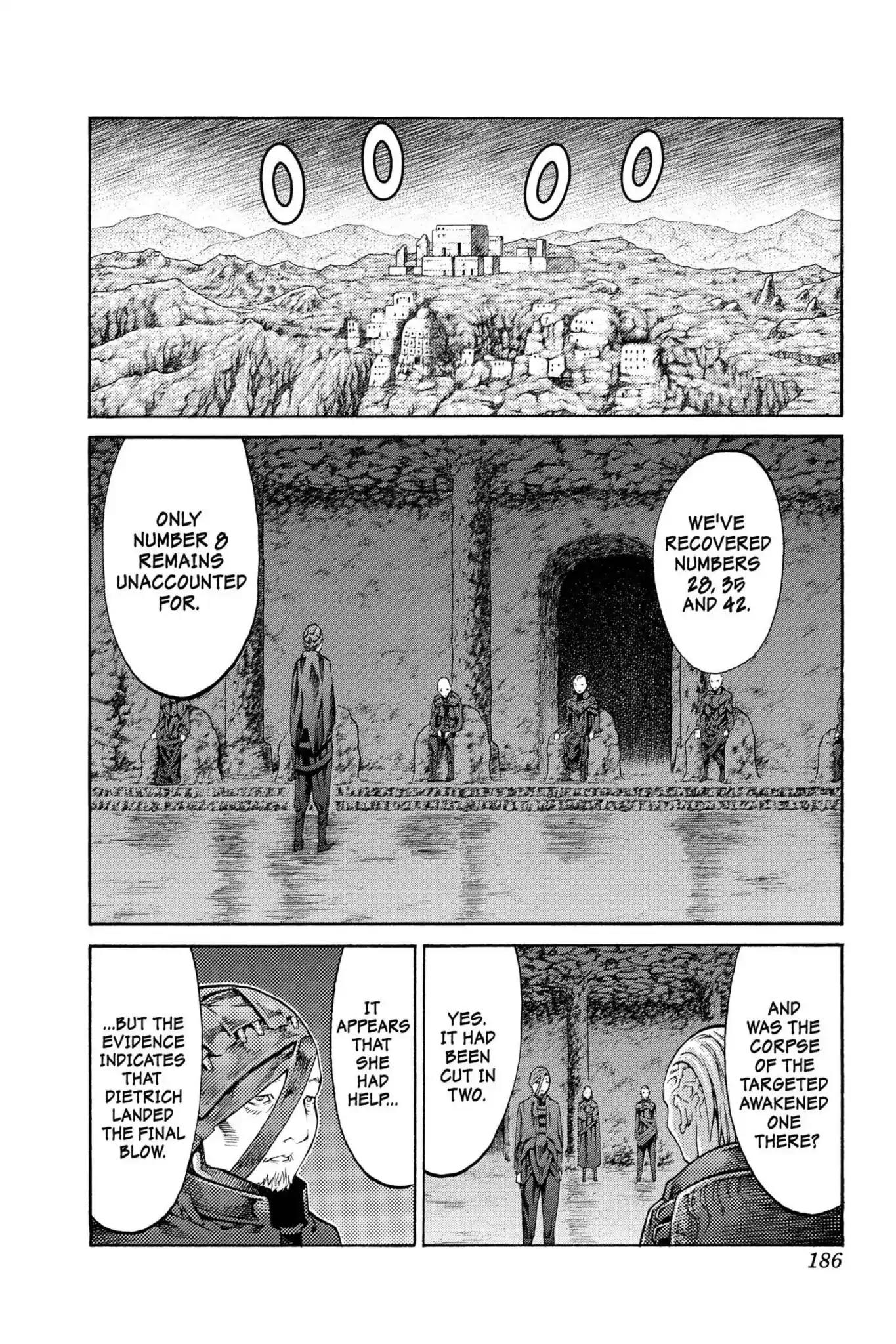 Claymore Chapter 89 page 26 - Chapter 89: Vol.16 Scene 89: The Lamentation of the Earth, Part 7