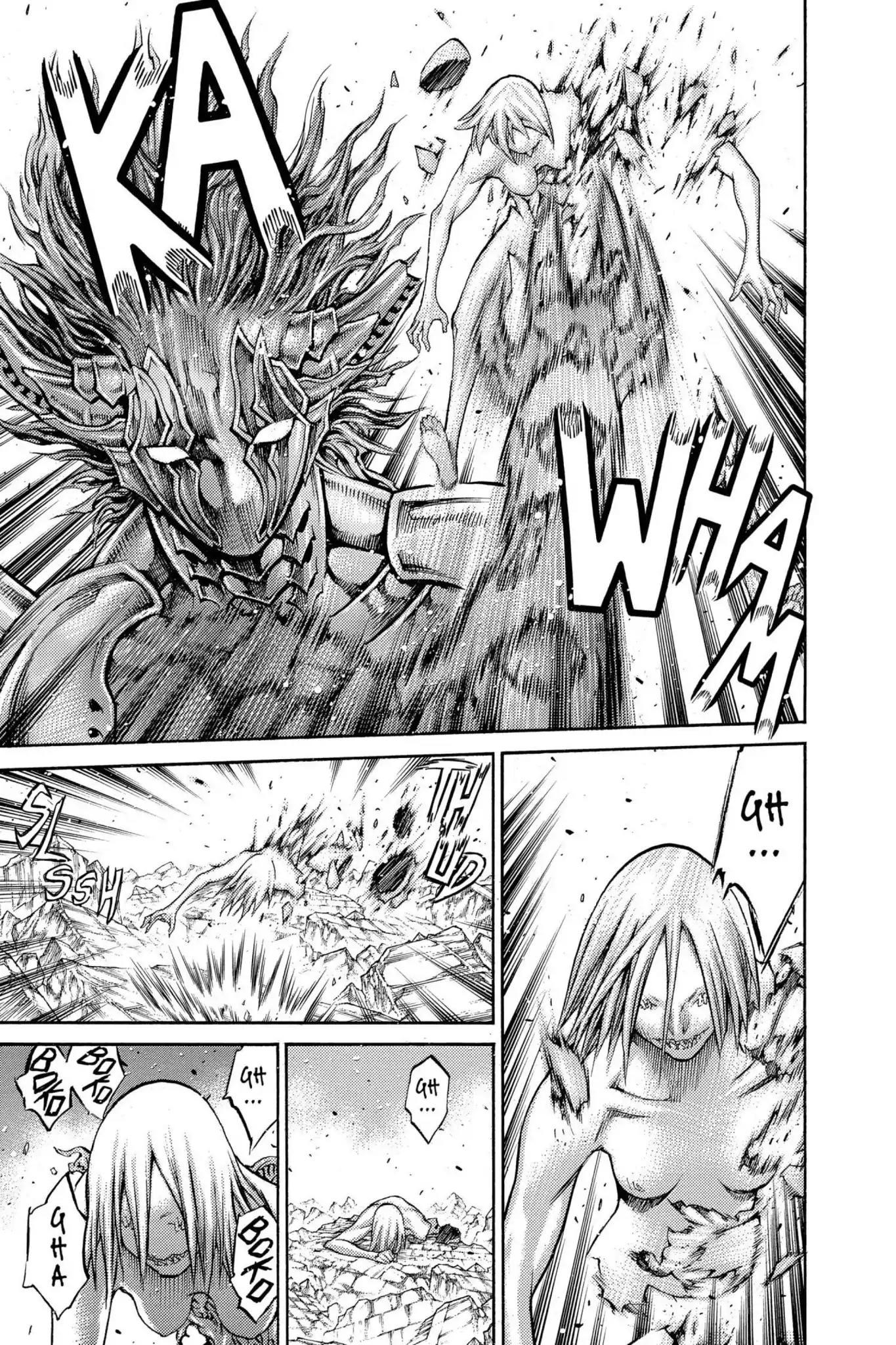 Claymore Chapter 89 page 3 - Chapter 89: Vol.16 Scene 89: The Lamentation of the Earth, Part 7