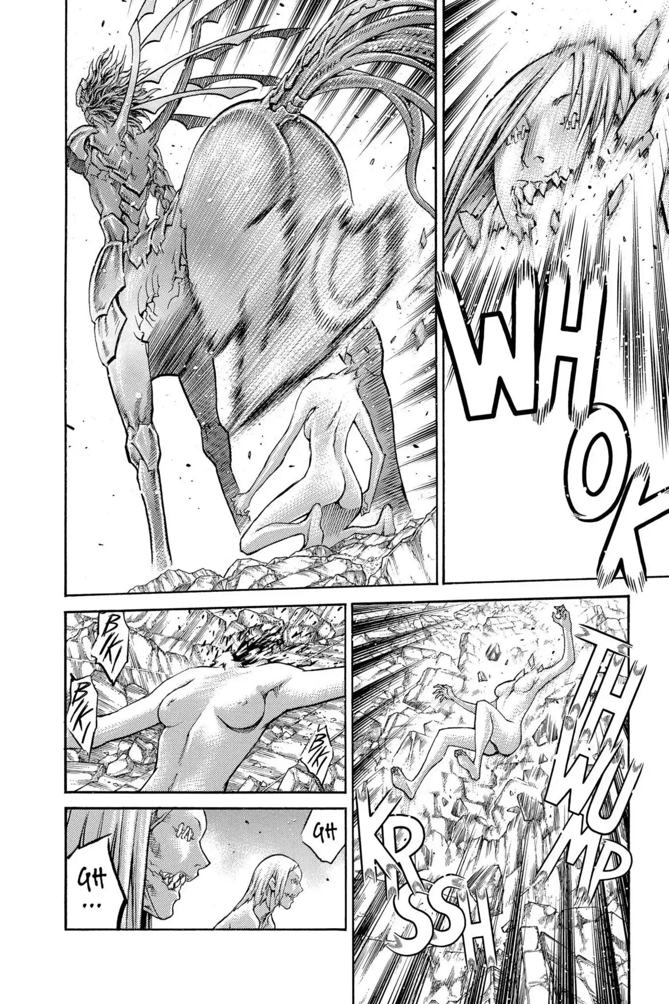 Claymore Chapter 89 page 4 - Chapter 89: Vol.16 Scene 89: The Lamentation of the Earth, Part 7