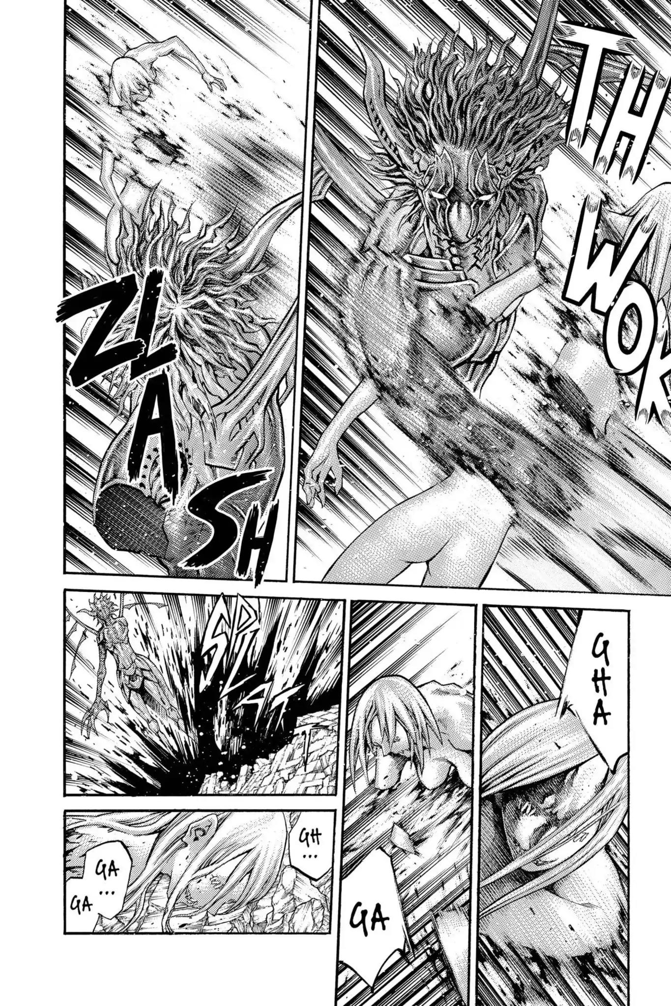 Claymore Chapter 89 page 6 - Chapter 89: Vol.16 Scene 89: The Lamentation of the Earth, Part 7