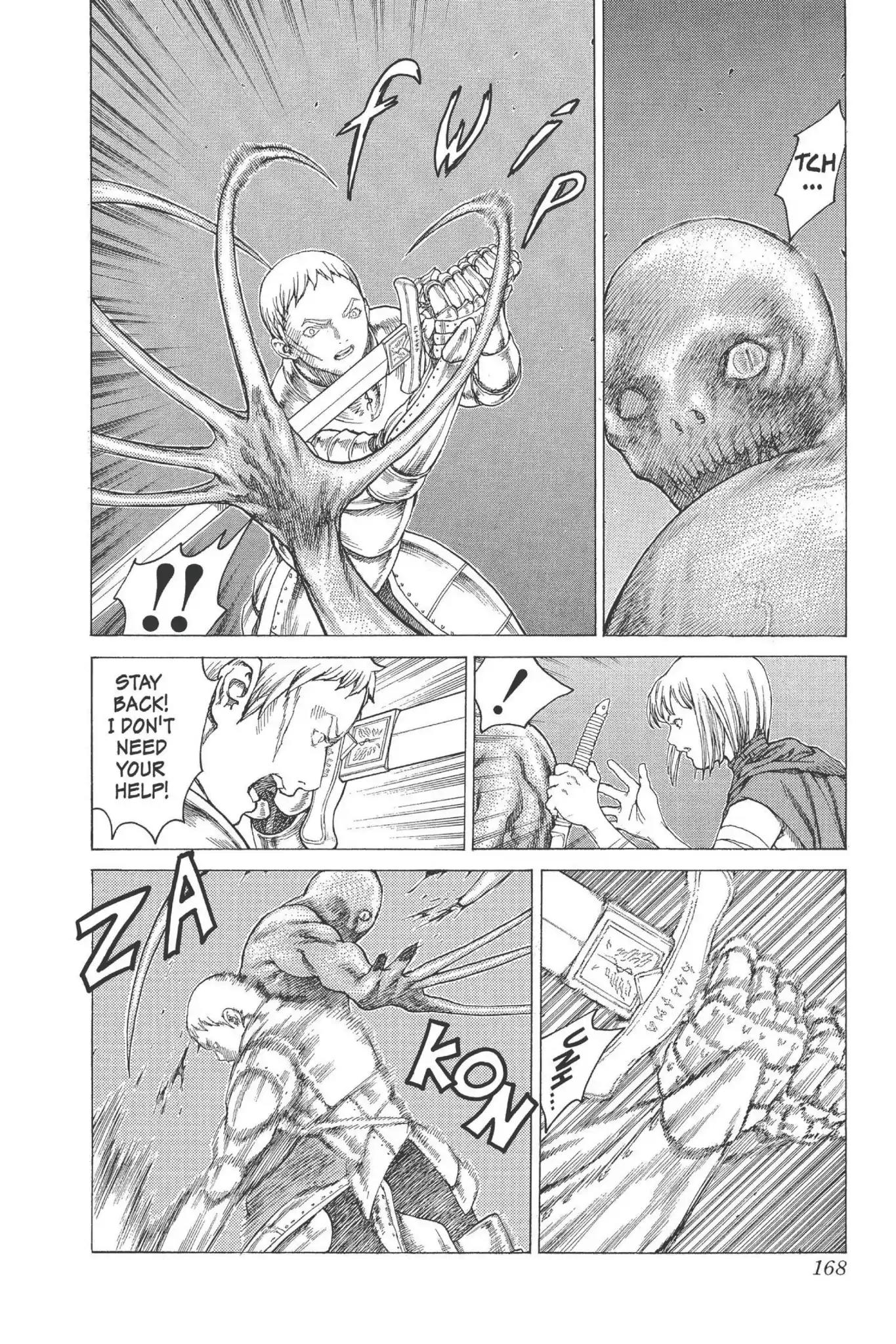 Claymore Chapter 9 page 13 - Chapter 9: Vol.2 Scene 9: Darkness in Paradise, Part 5