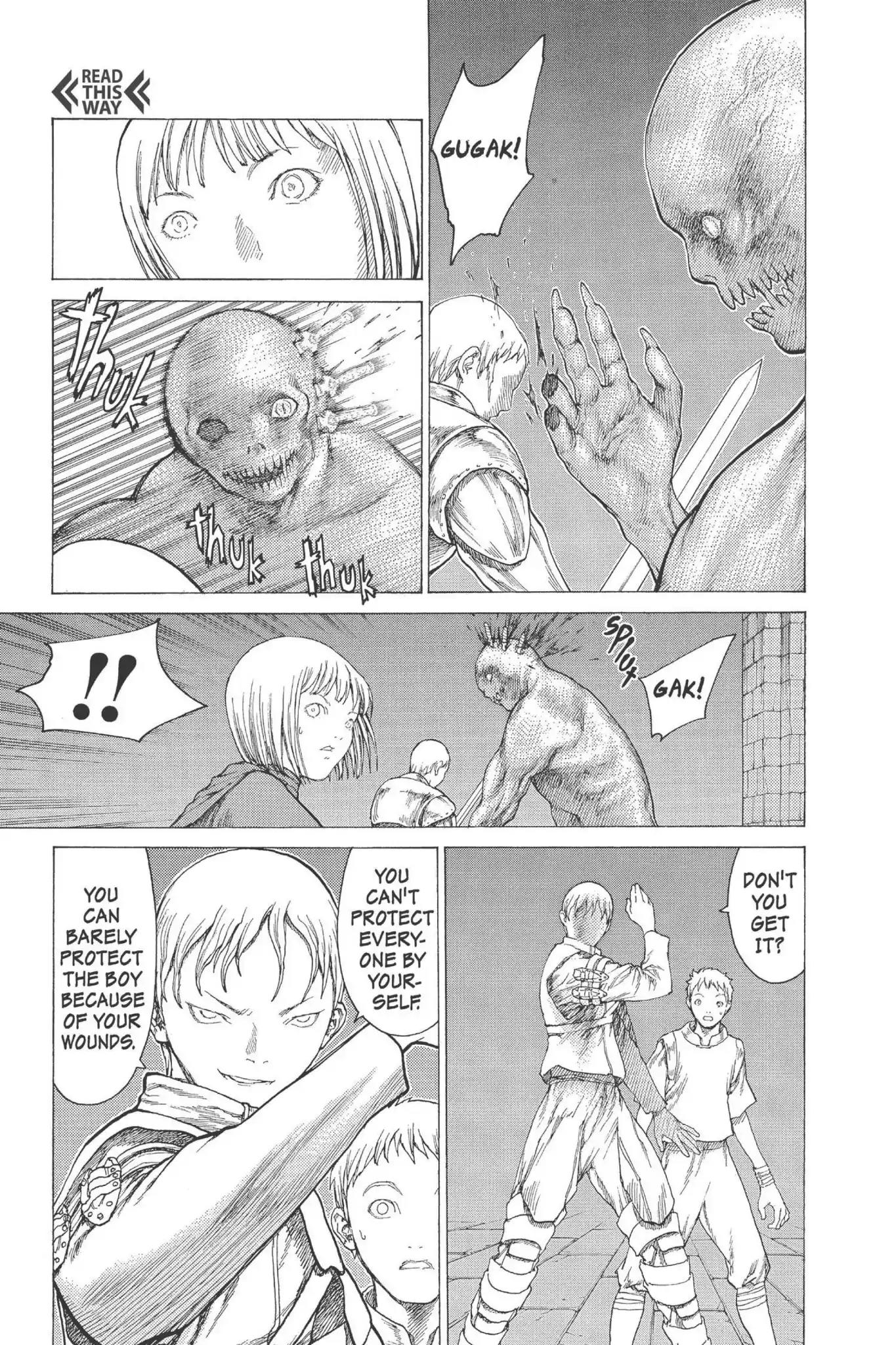 Claymore Chapter 9 page 14 - Chapter 9: Vol.2 Scene 9: Darkness in Paradise, Part 5