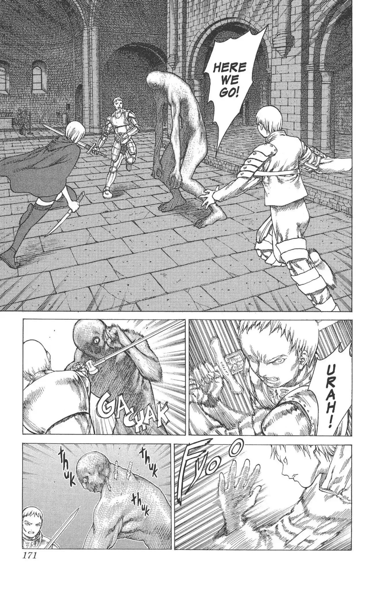 Claymore Chapter 9 page 16 - Chapter 9: Vol.2 Scene 9: Darkness in Paradise, Part 5