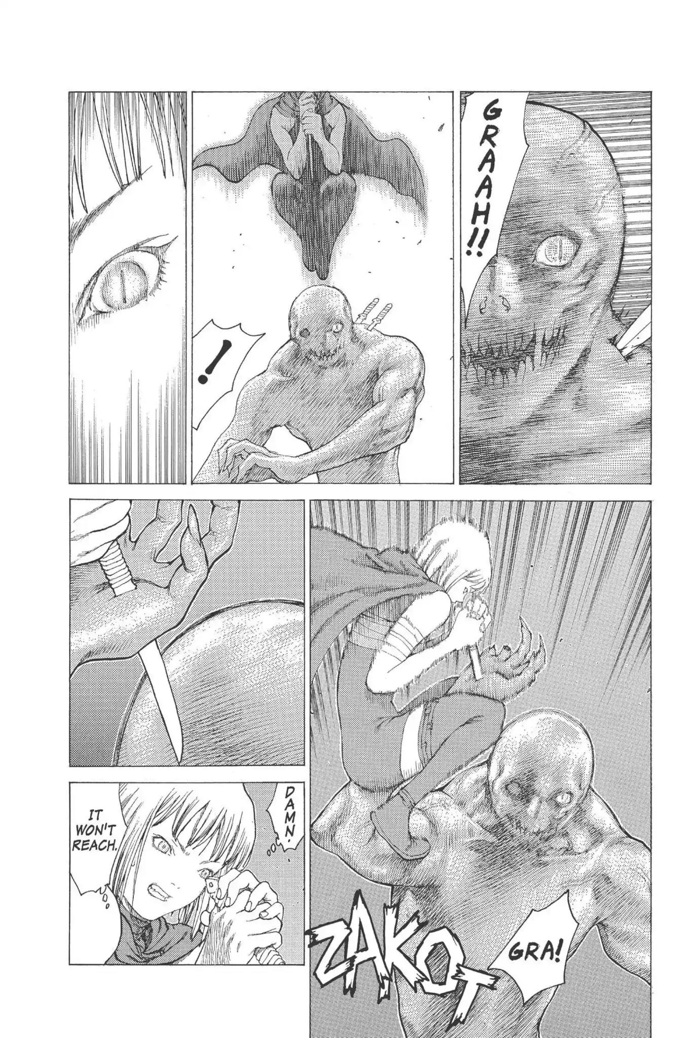 Claymore Chapter 9 page 17 - Chapter 9: Vol.2 Scene 9: Darkness in Paradise, Part 5